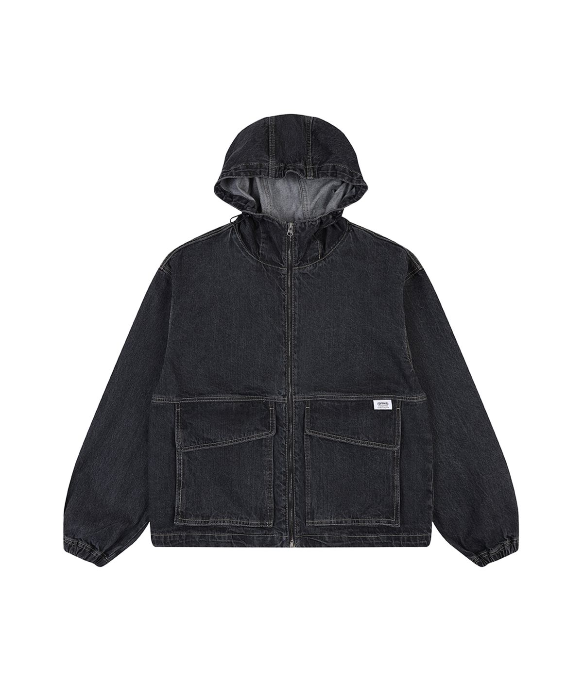 아웃도어 프로덕츠(OUTDOOR PRODUCTS) DENIM HOOD JUMPER (DEEP GRAY)