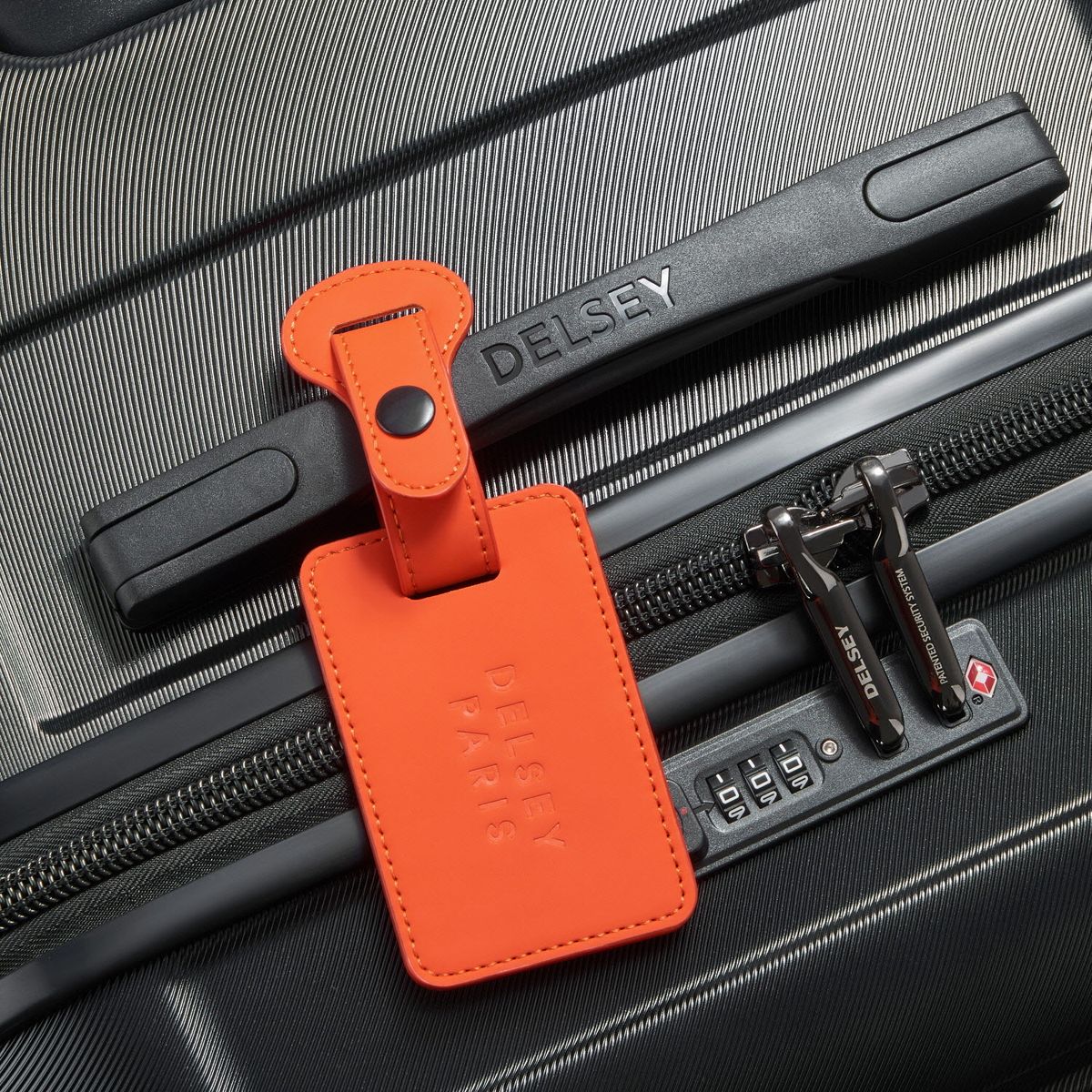 델시(DELSEY) 1946 캐리어 수하물 네임택 /1946 LUGGAGE TAG ORANGE