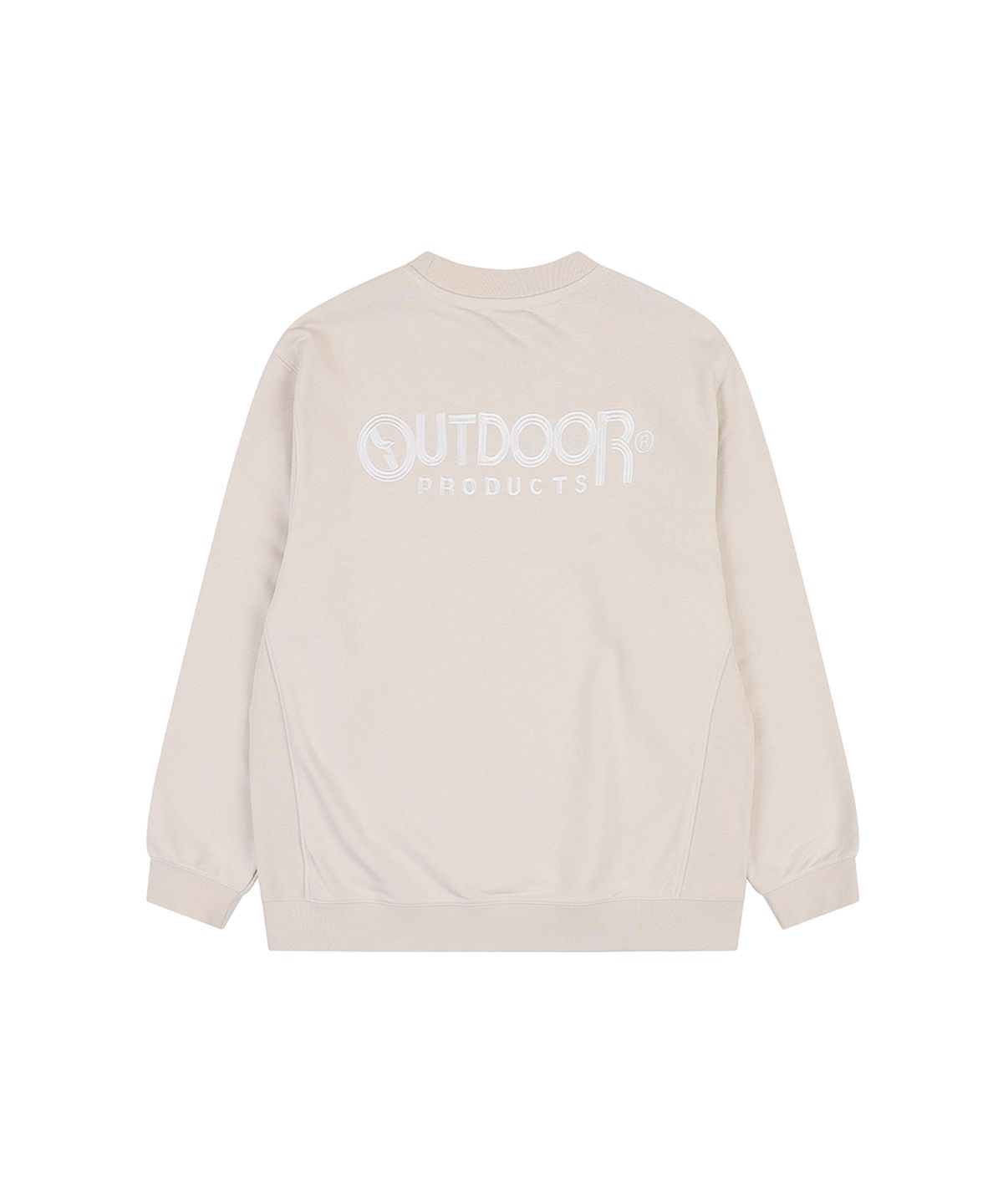 아웃도어 프로덕츠(OUTDOOR PRODUCTS) BIG MULTI LOGO CREW NECK (IVORY)