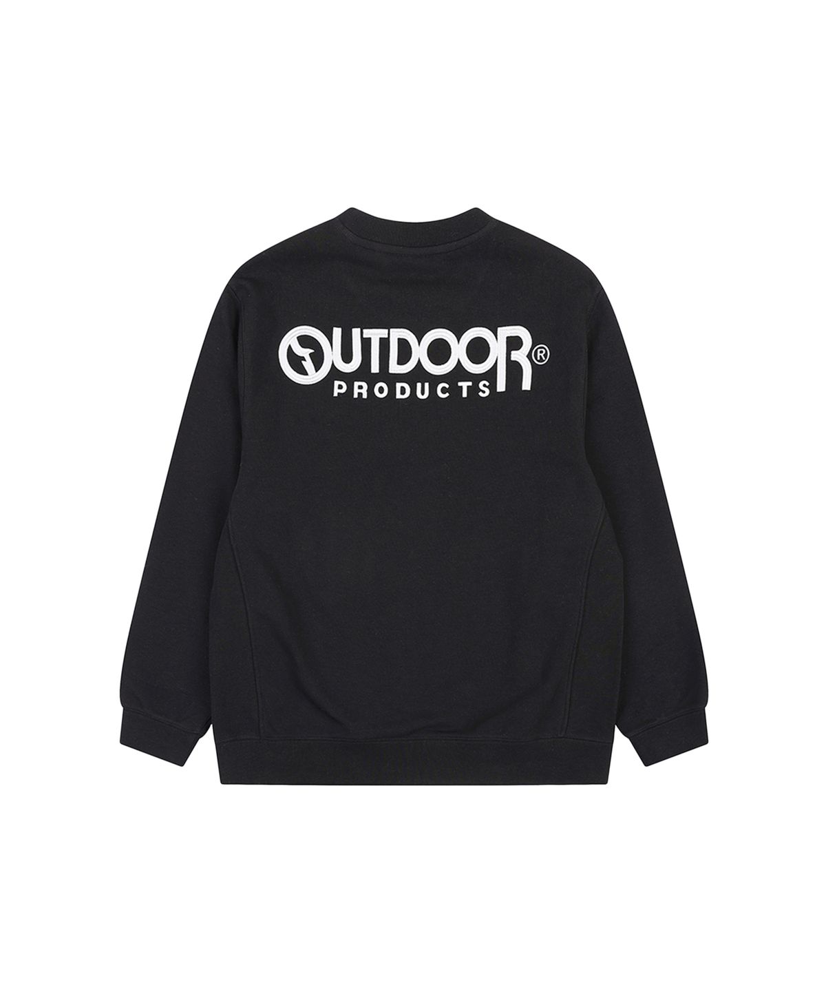 아웃도어 프로덕츠(OUTDOOR PRODUCTS) BIG MULTI LOGO CREW NECK (BLACK)