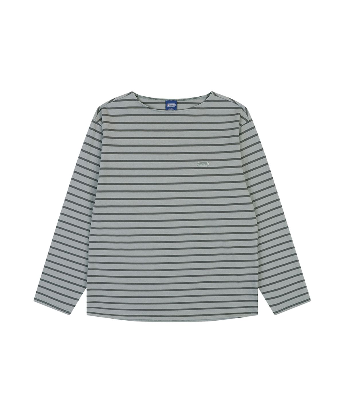 아웃도어 프로덕츠(OUTDOOR PRODUCTS) STRIPE BOATNECK LONG SLEEVE SHIRT (KHAKI)