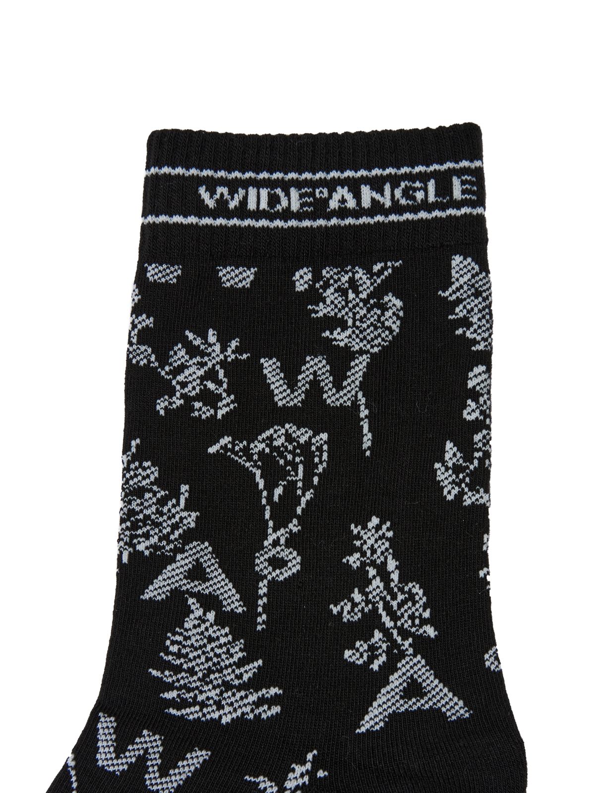 와이드앵글(WIDEANGLE) CO 보테닉 미들 삭스_Black