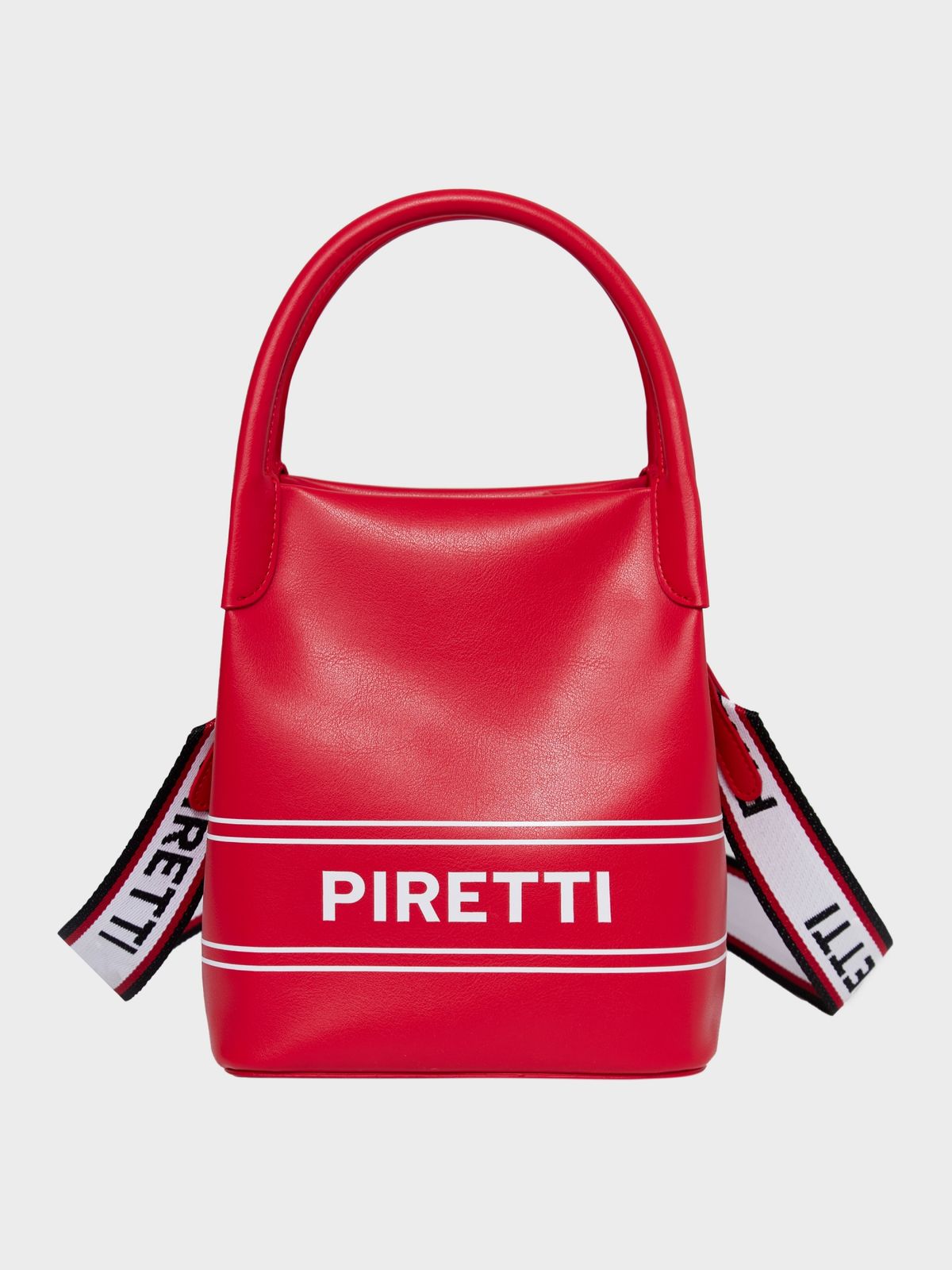 피레티(PIRETTI) 소프트 미니 토트백_Red