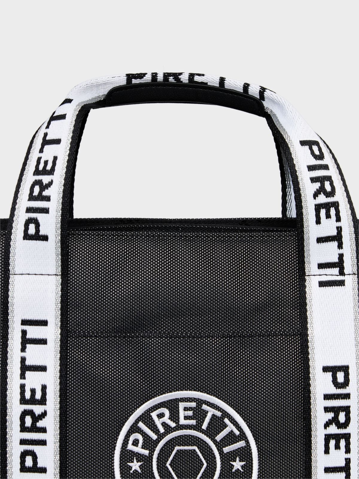 피레티(PIRETTI) 웨빙 포인트 토트백_Black