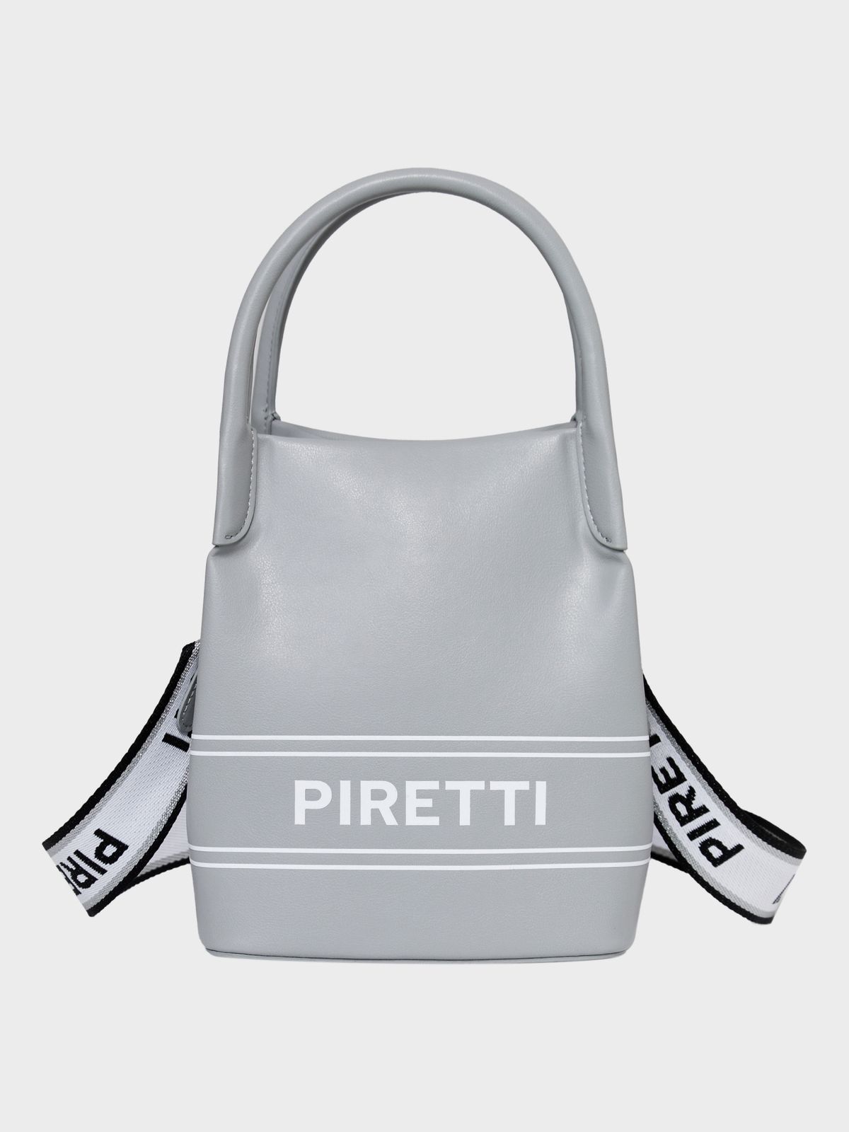 피레티(PIRETTI) 소프트 미니 토트백_Light Grey