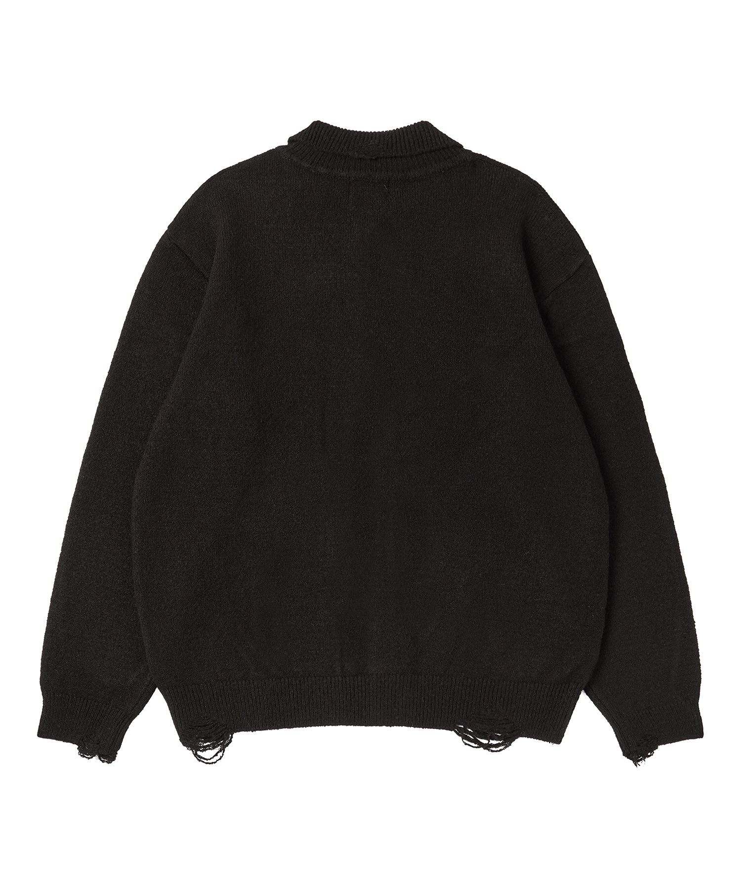 beyondclosetのDamage Garment Dress Up Wool Cardigan MUSINSA | BEYOND CLOSET Damage Garment Dress Up Wool