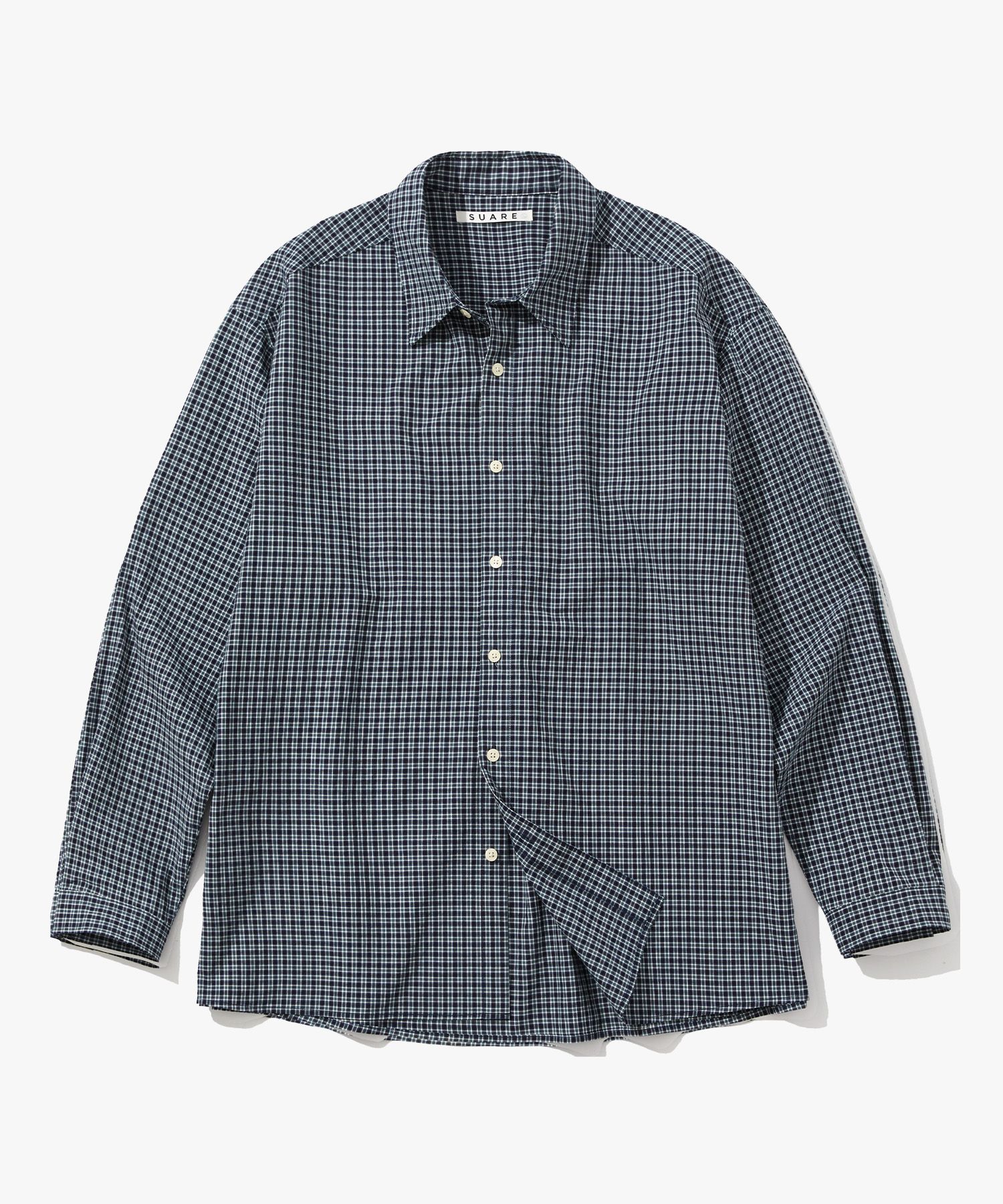 【MODERNIF】Repeu Classic Check Shirt Classic Fit Wrinkle-Resistant Plaid Shirt | Nautica
