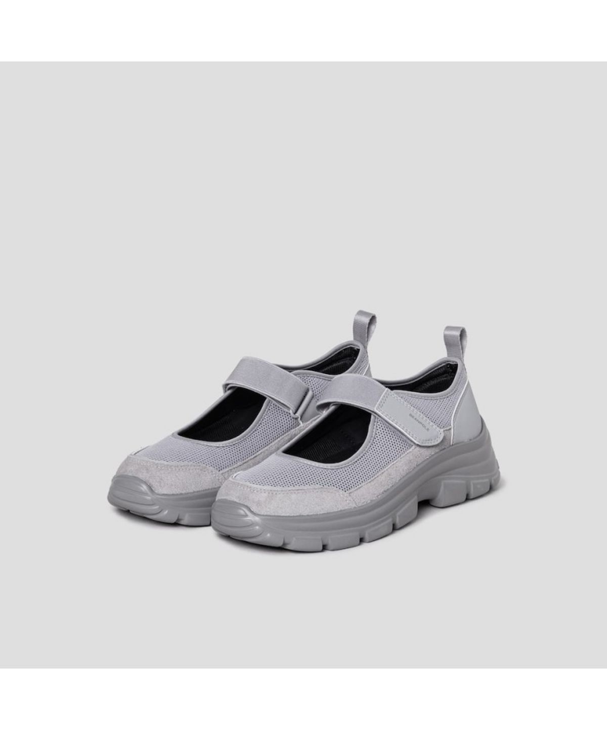 빈폴 액세서리(BEANPOLE ACCESSORY) 메시 플랫폼 스니커즈 - 라이트 그레이