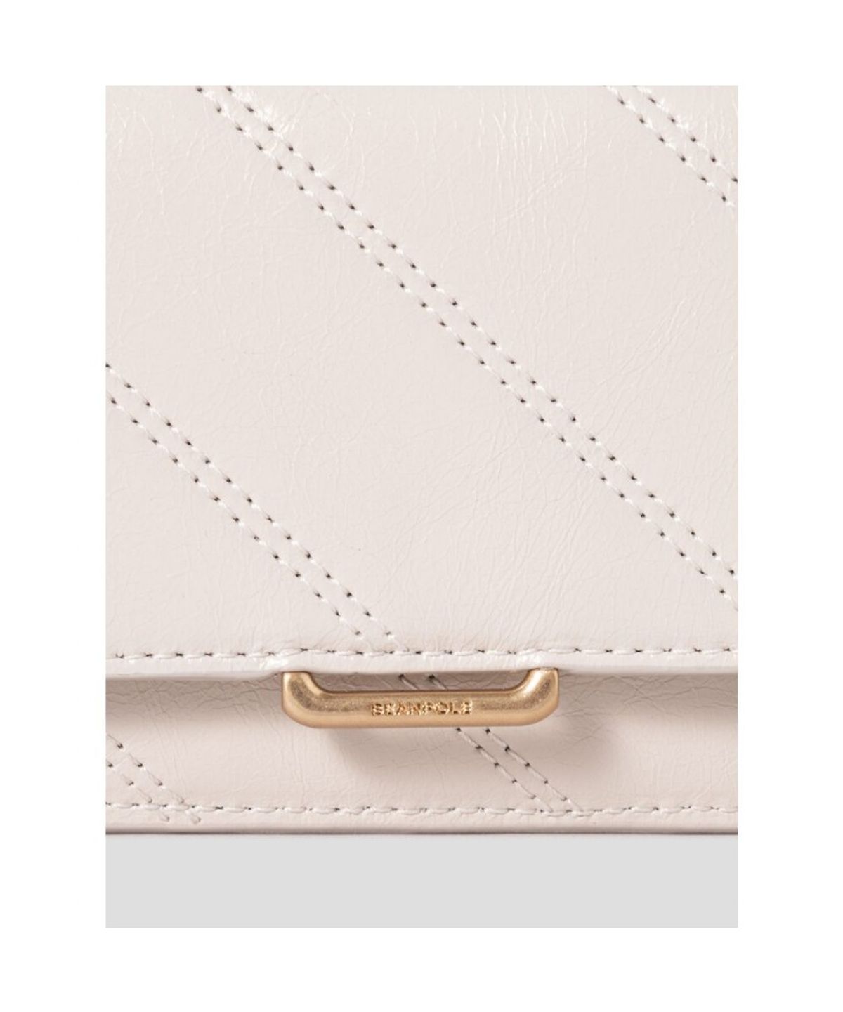 빈폴 액세서리(BEANPOLE ACCESSORY) 노라 퀼팅 슬림 장지갑 - 아이보리