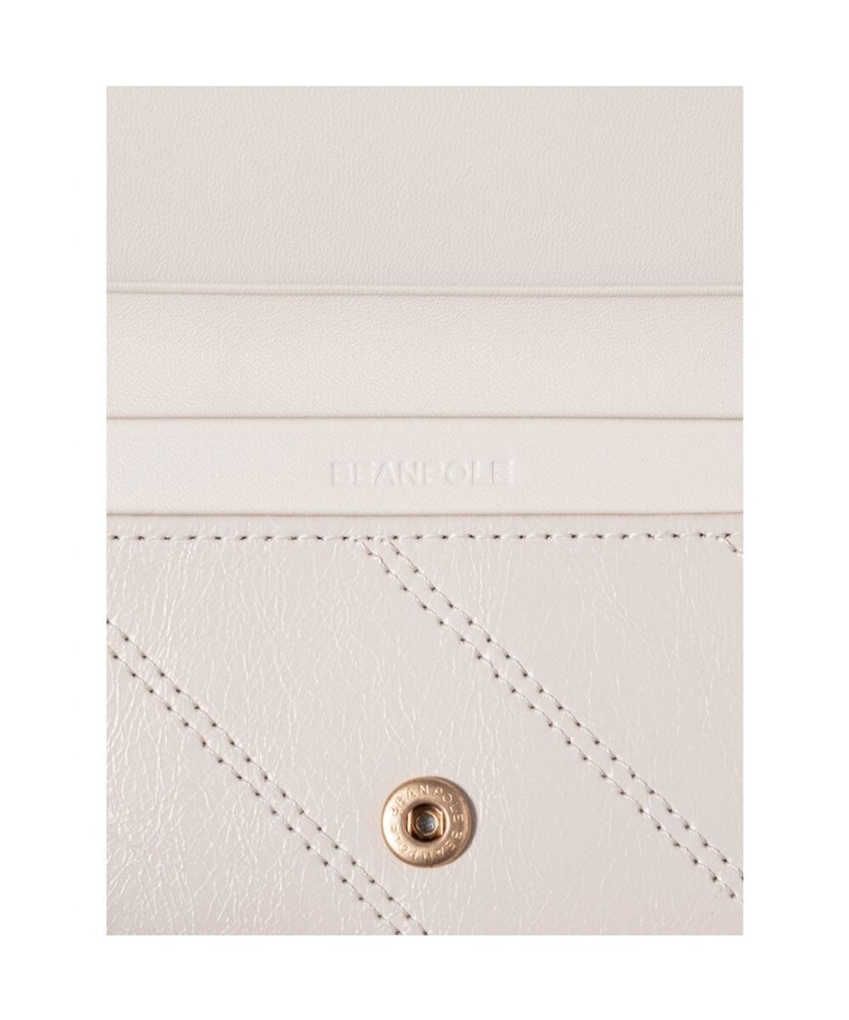 빈폴 액세서리(BEANPOLE ACCESSORY) 노라 퀼팅 슬림 장지갑 - 아이보리