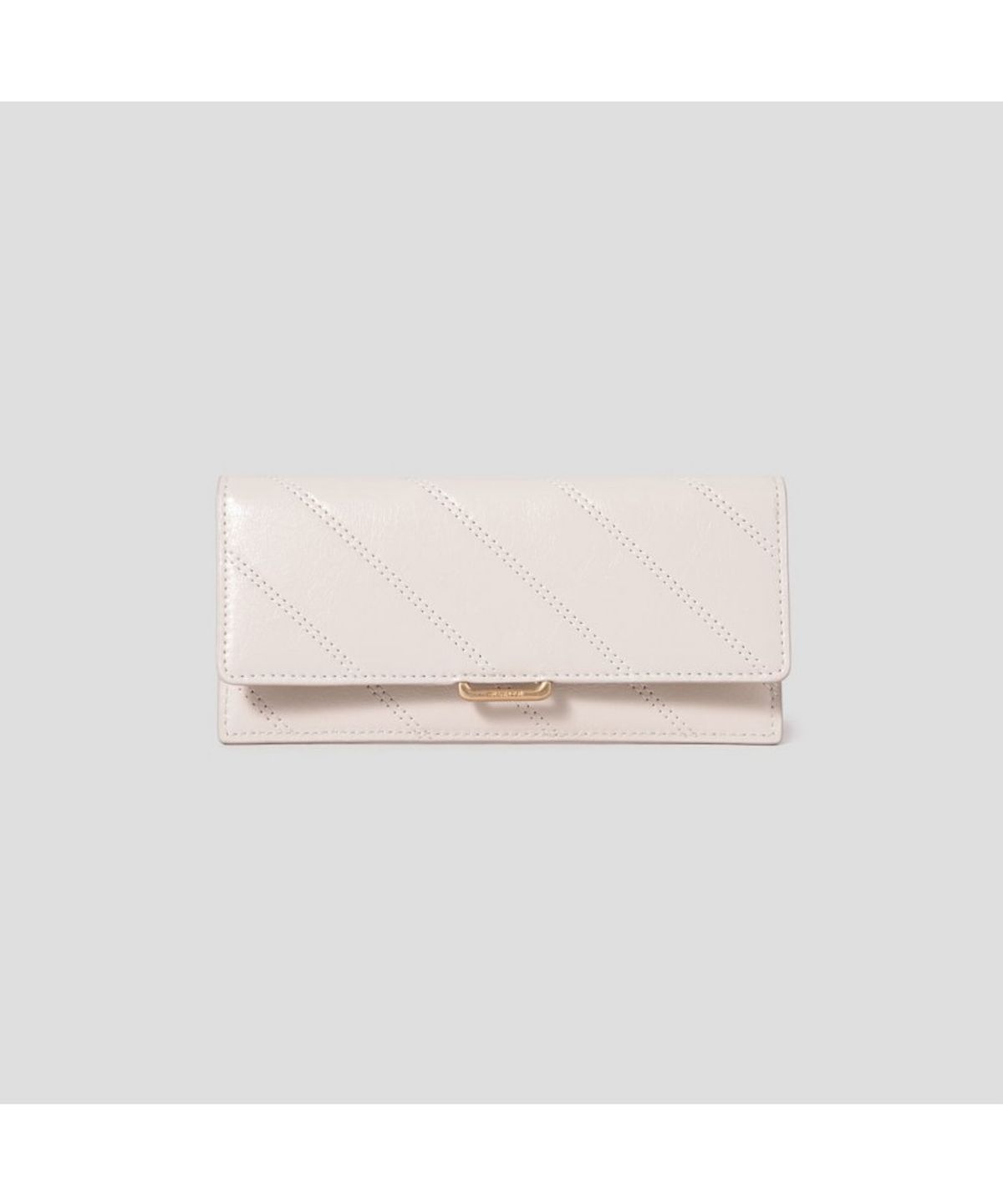 빈폴 액세서리(BEANPOLE ACCESSORY) 노라 퀼팅 슬림 장지갑 - 아이보리