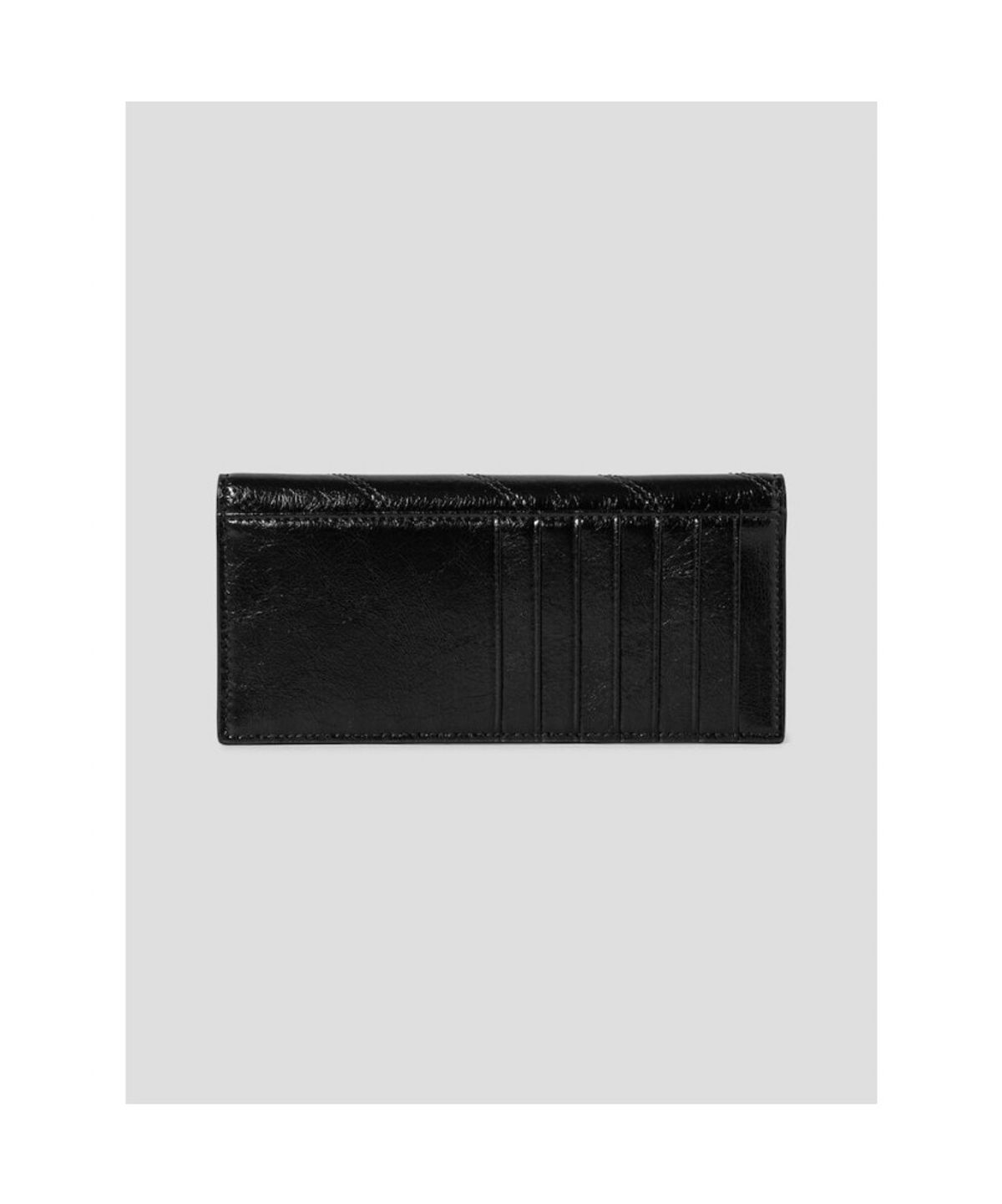 빈폴 액세서리(BEANPOLE ACCESSORY) 노라 퀼팅 슬림 장지갑 - 블랙