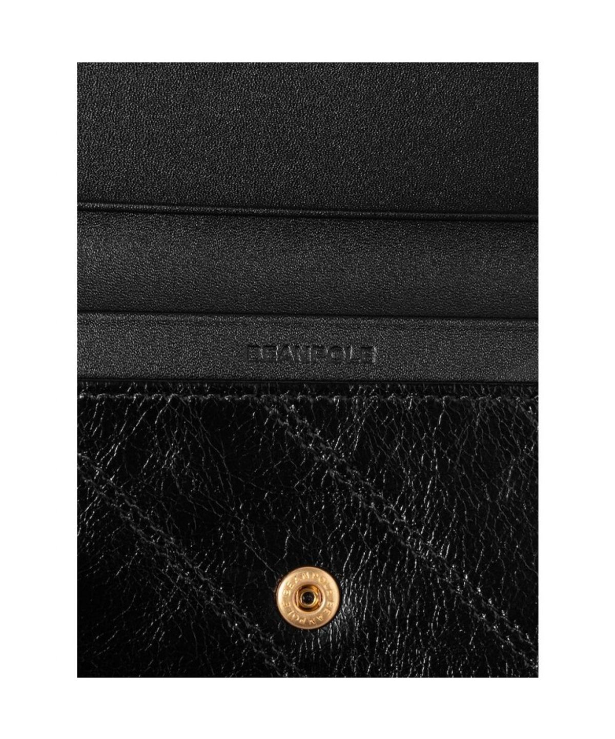 빈폴 액세서리(BEANPOLE ACCESSORY) 노라 퀼팅 슬림 장지갑 - 블랙