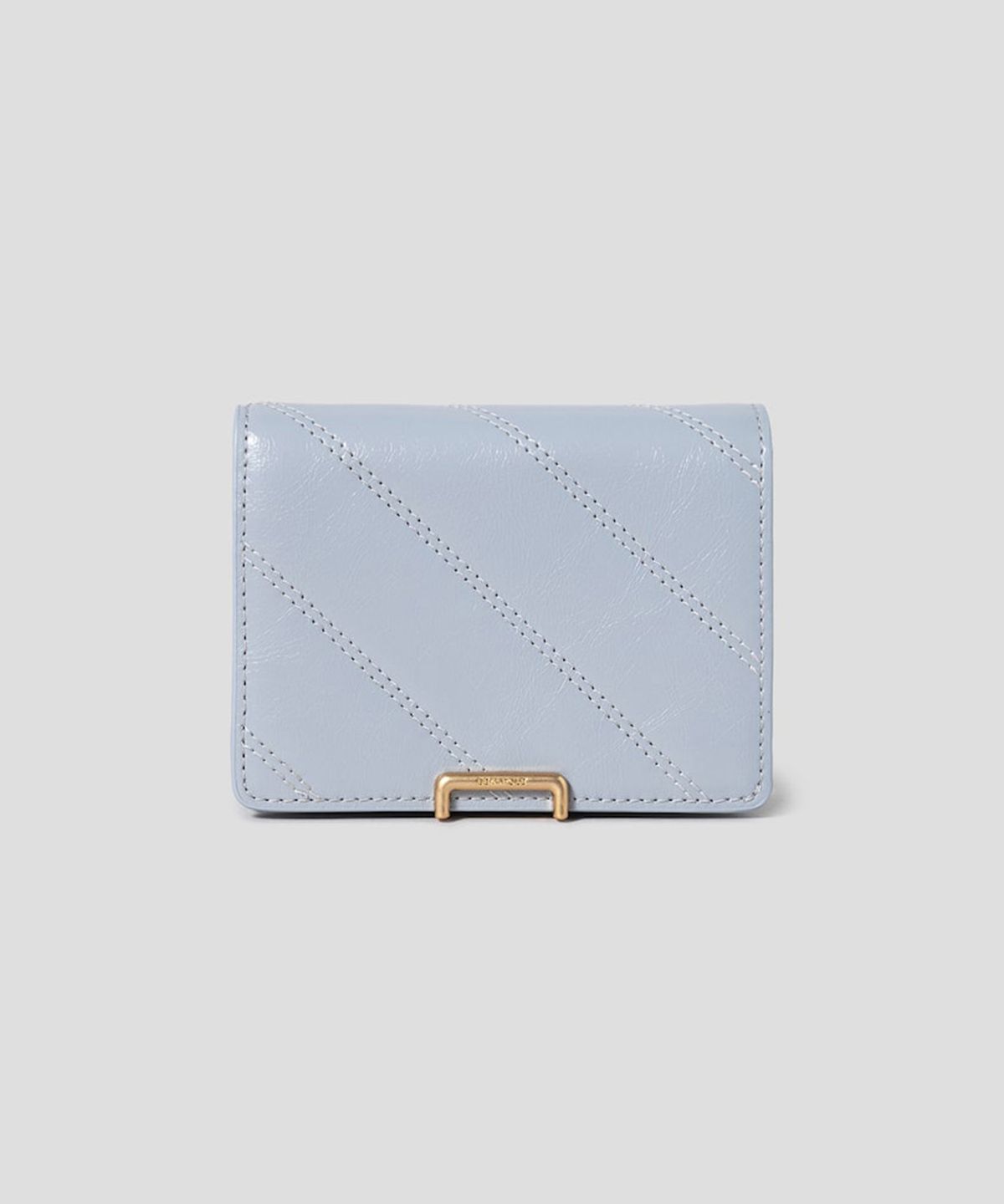 빈폴 액세서리(BEANPOLE ACCESSORY) 노라 퀼팅 2단 명함지갑 - 스카이 블루