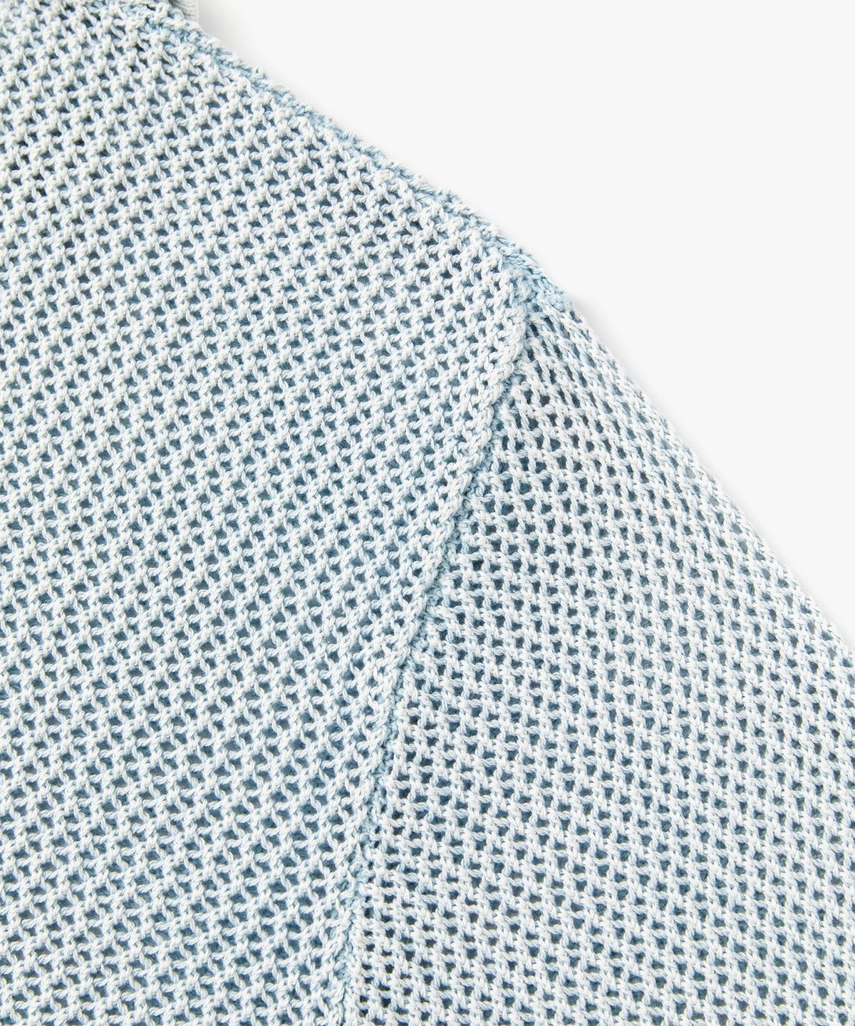 수아레(SUARE) 코튼 다잉 네트 니트 우드