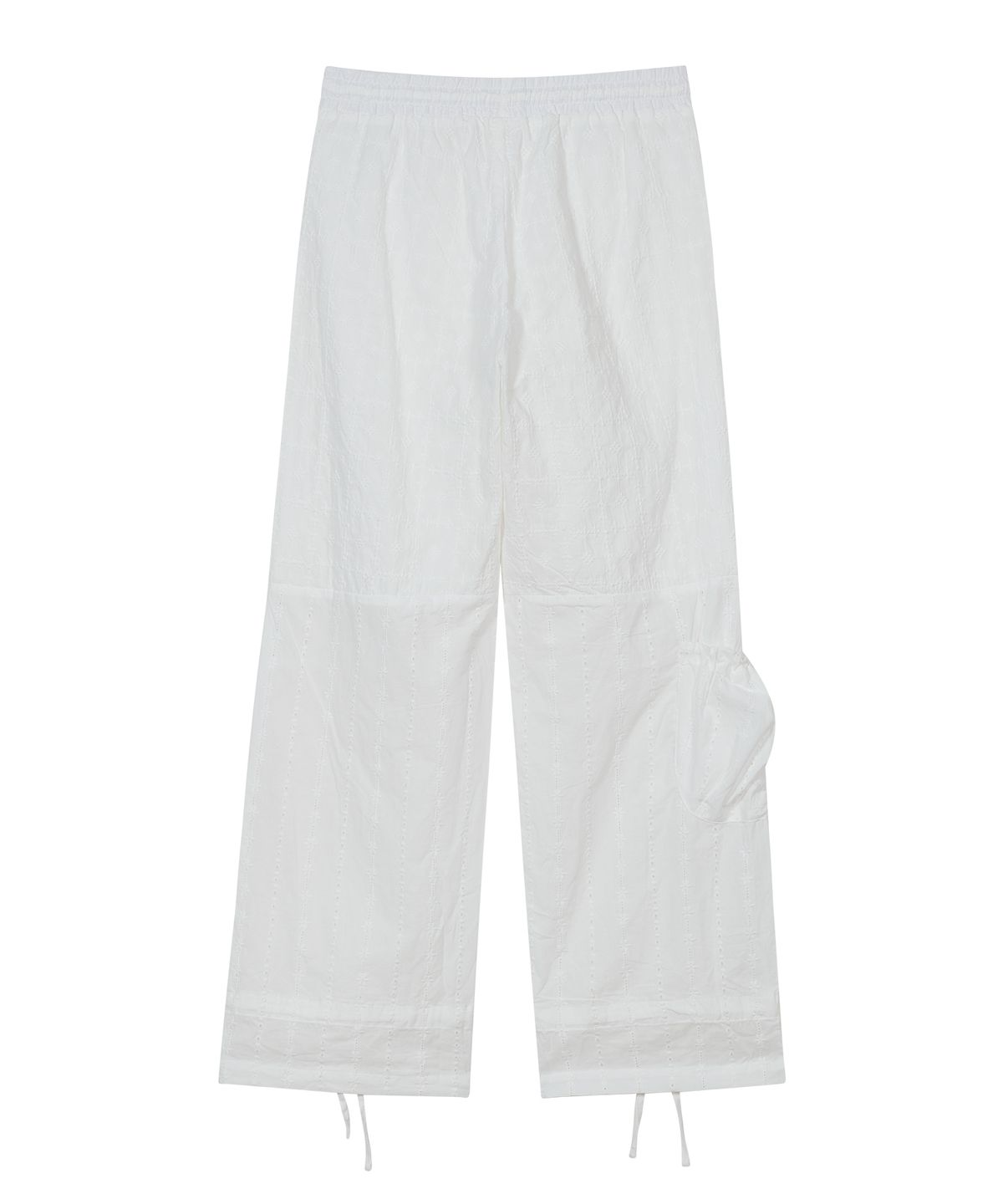 타입서비스(TYPESERVICE) Lace Strap Pants [White]