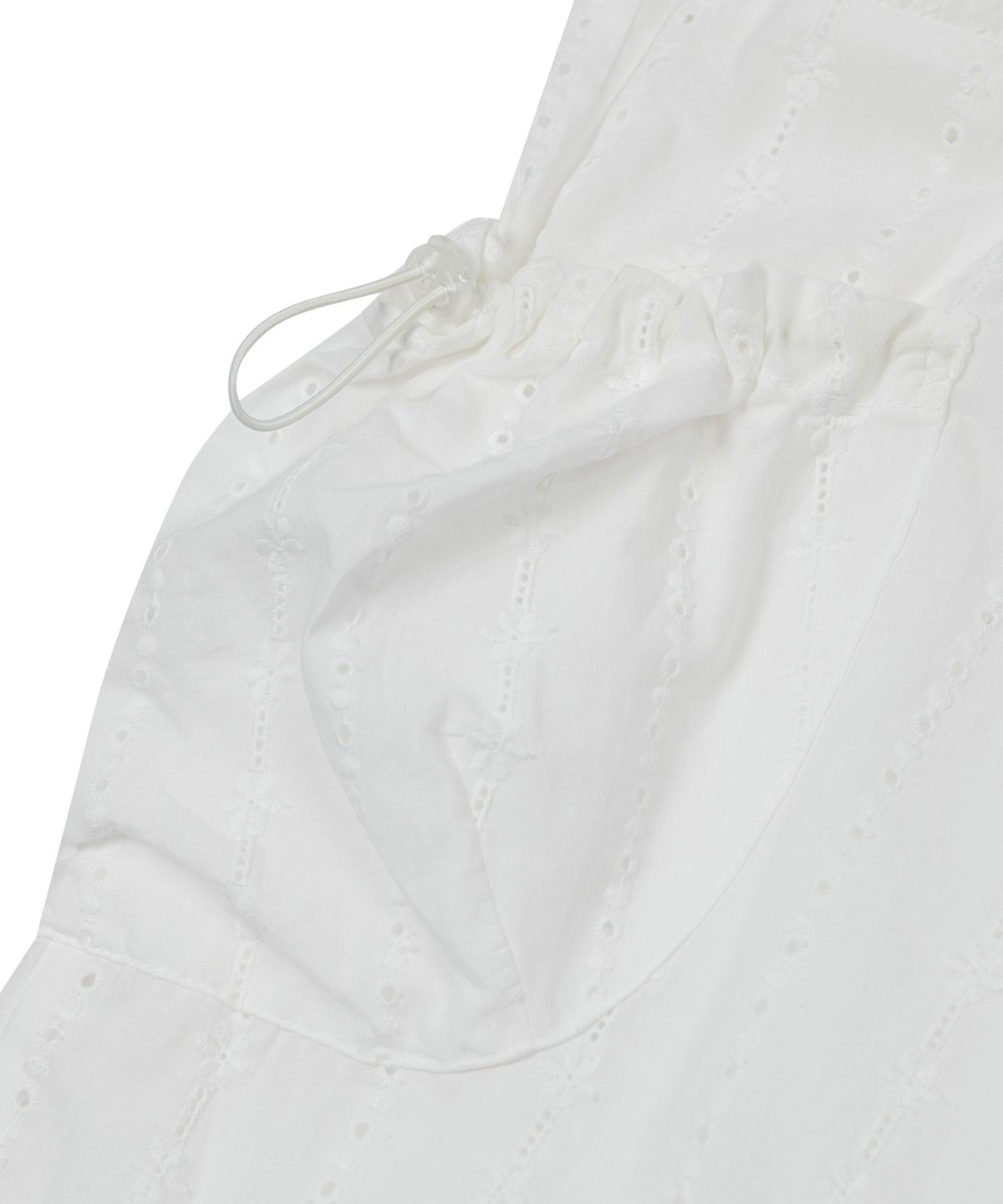 타입서비스(TYPESERVICE) Lace Strap Pants [White]