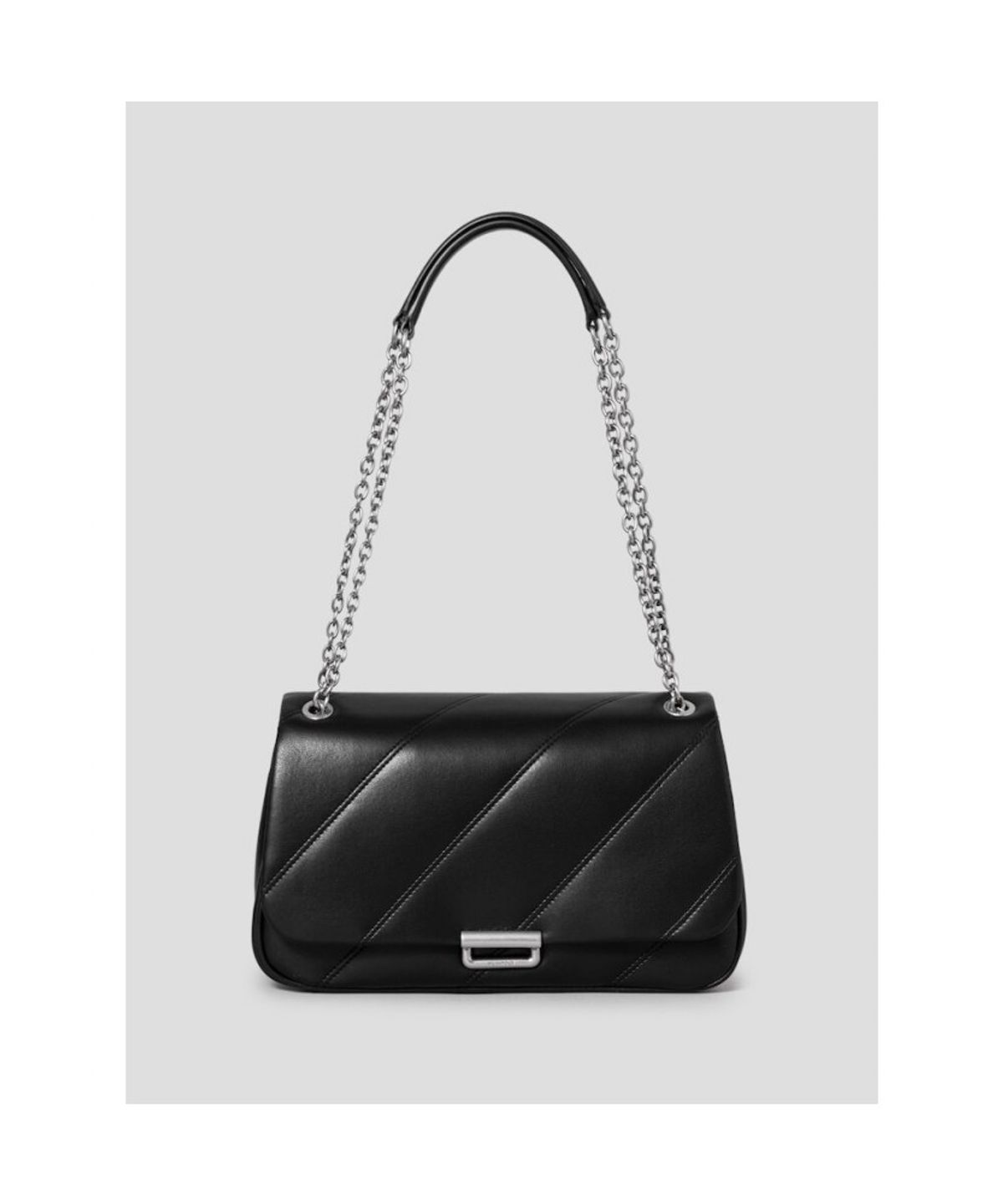 빈폴 액세서리(BEANPOLE ACCESSORY) 노라 미디엄 체인 숄더백 - 블랙