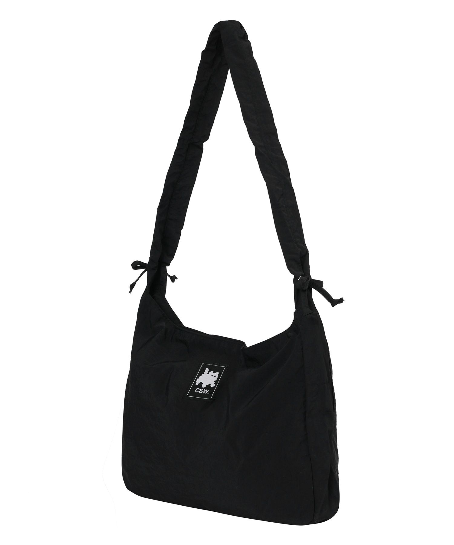 MUSINSA | CATSAVETHEWORLD Witty Shirring Ribbon Cross Bag