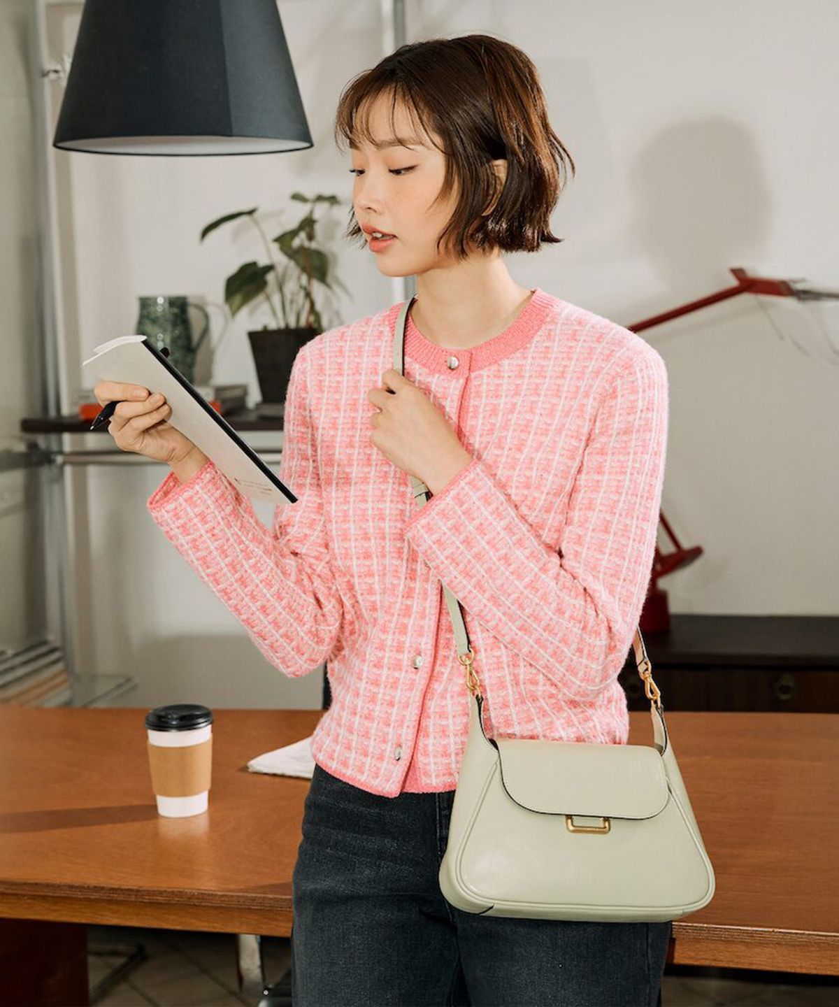 빈폴 액세서리(BEANPOLE ACCESSORY) 노라 숏 숄더백 - 라이트 그린