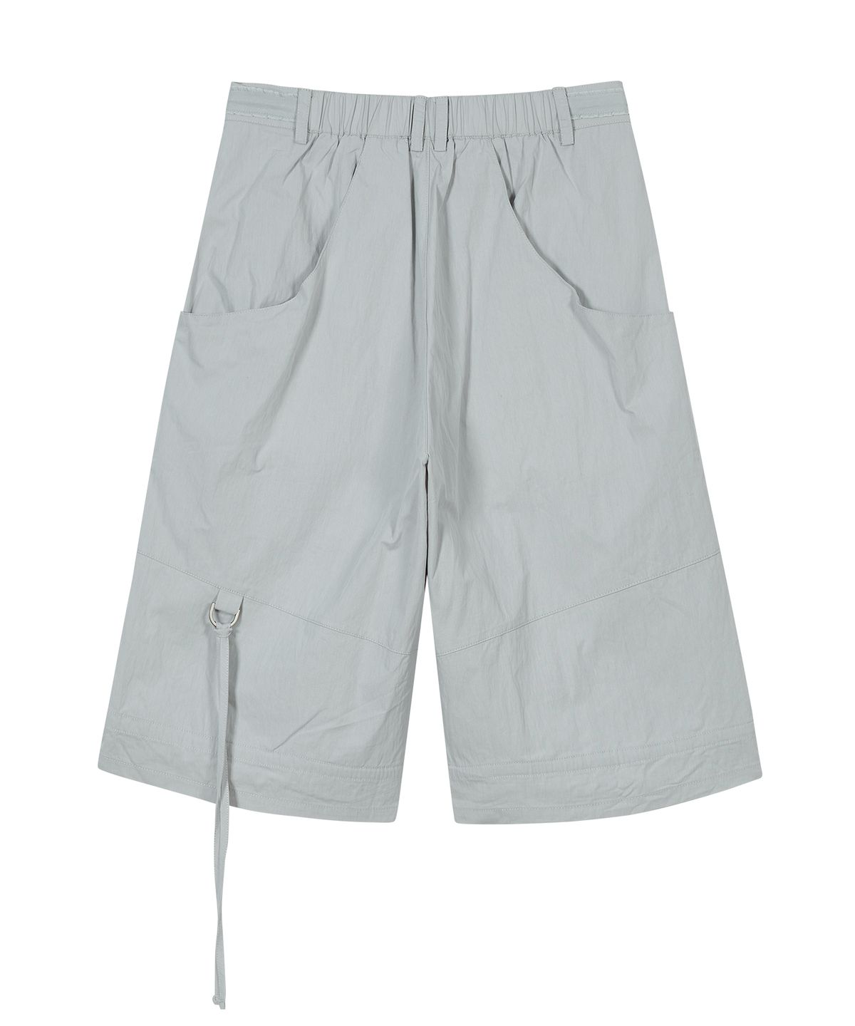 타입서비스(TYPESERVICE) Lace Trim Strap Pants [Gray]