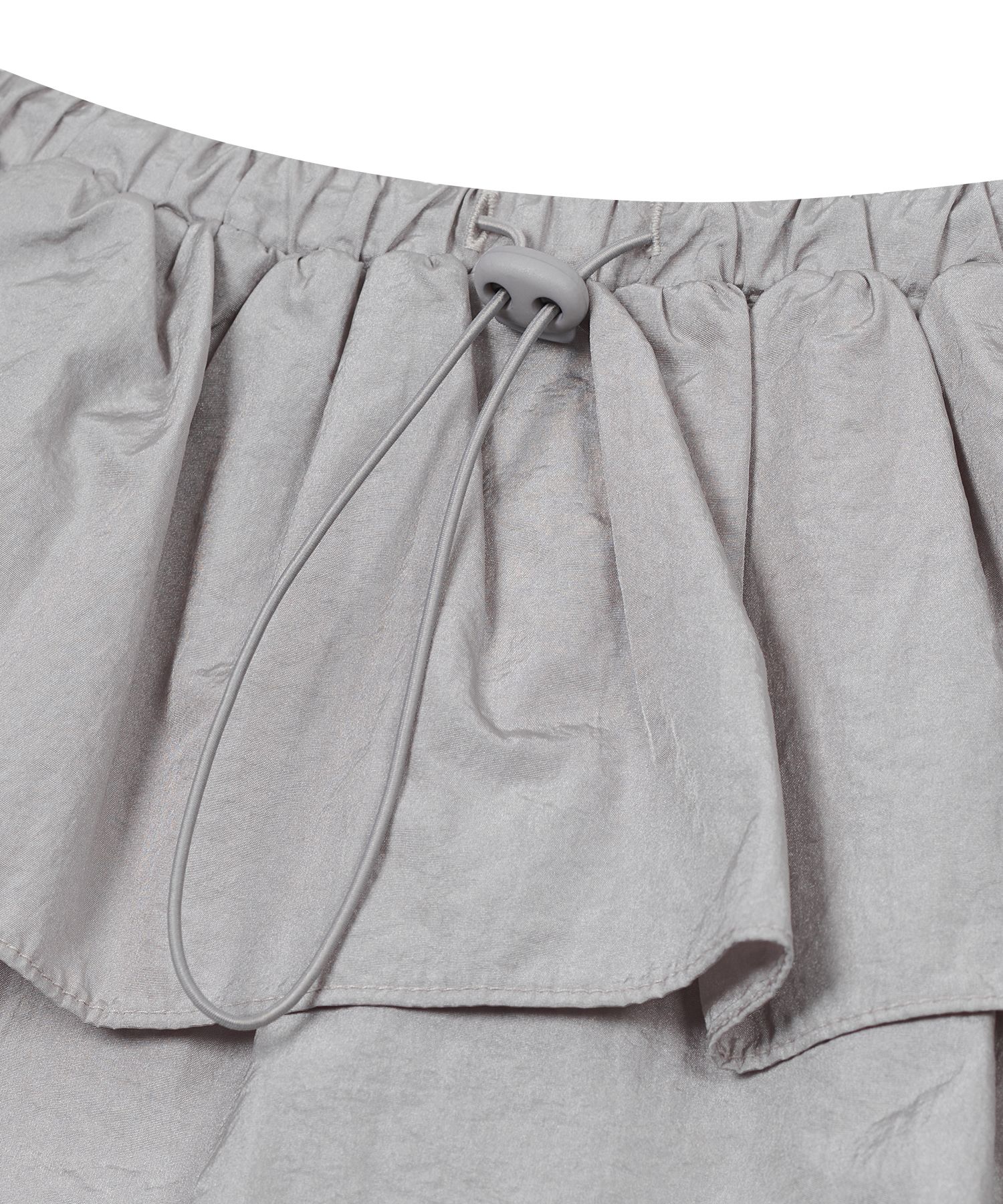 TYPESERVICE ♥ Shiny Balloon Skirt /追跡付 MUSINSA公式 | TYPESERVICE Shiny Balloon Skirt [Gray]