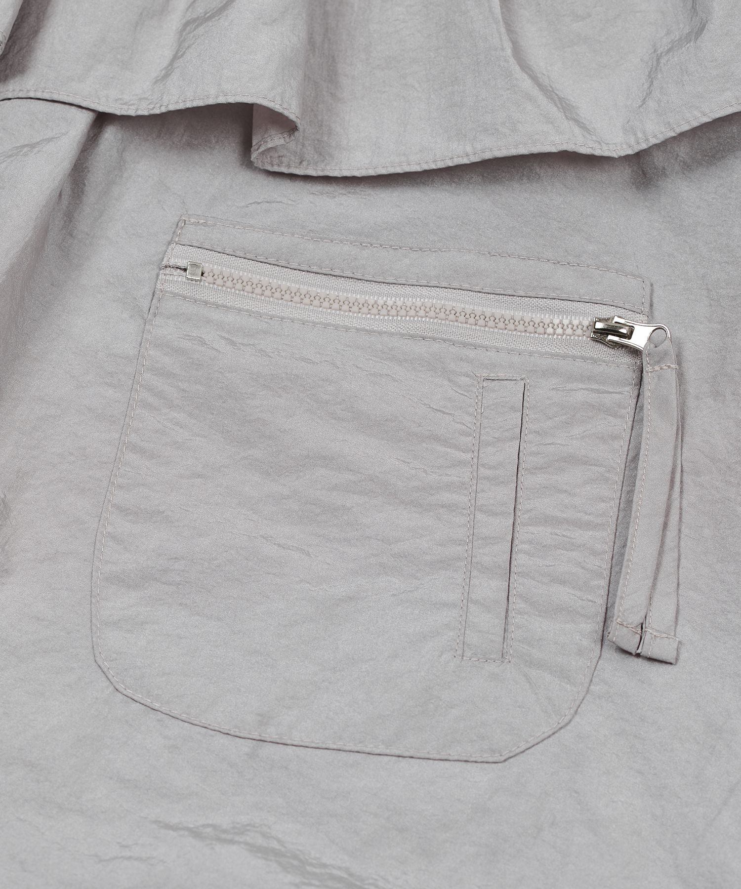 MUSINSA | TYPESERVICE Shiny Balloon Skirt [Gray]