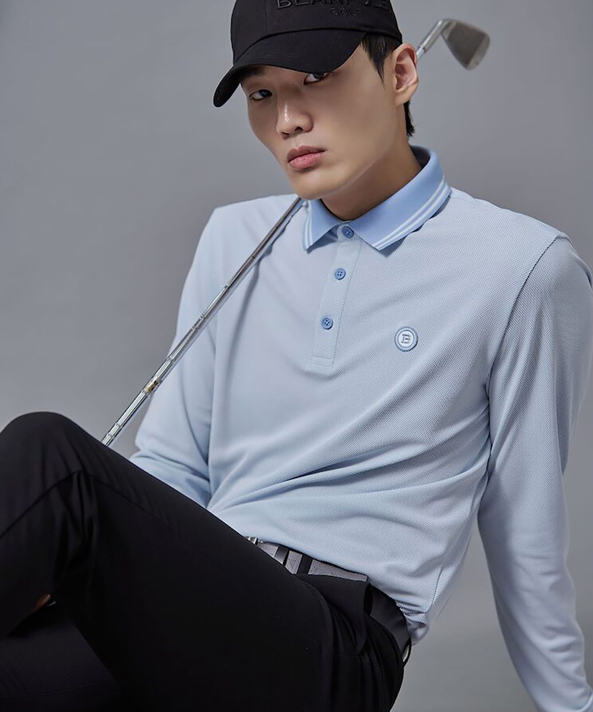 빈폴 액세서리(BEANPOLE ACCESSORY) 남성 면트윌 볼캡 - 블랙