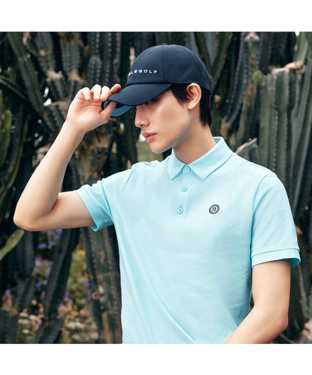 빈폴 액세서리(BEANPOLE ACCESSORY) 남성 스몰로고 볼캡 - 네이비