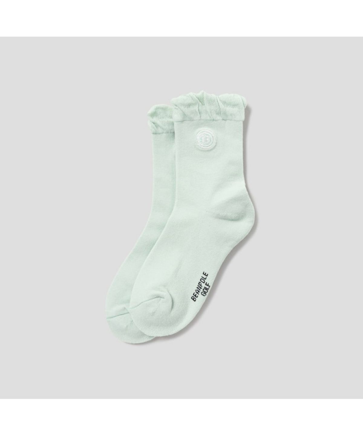 빈폴 액세서리(BEANPOLE ACCESSORY) 여성 셔링 미들삭스 - 라이트 그린