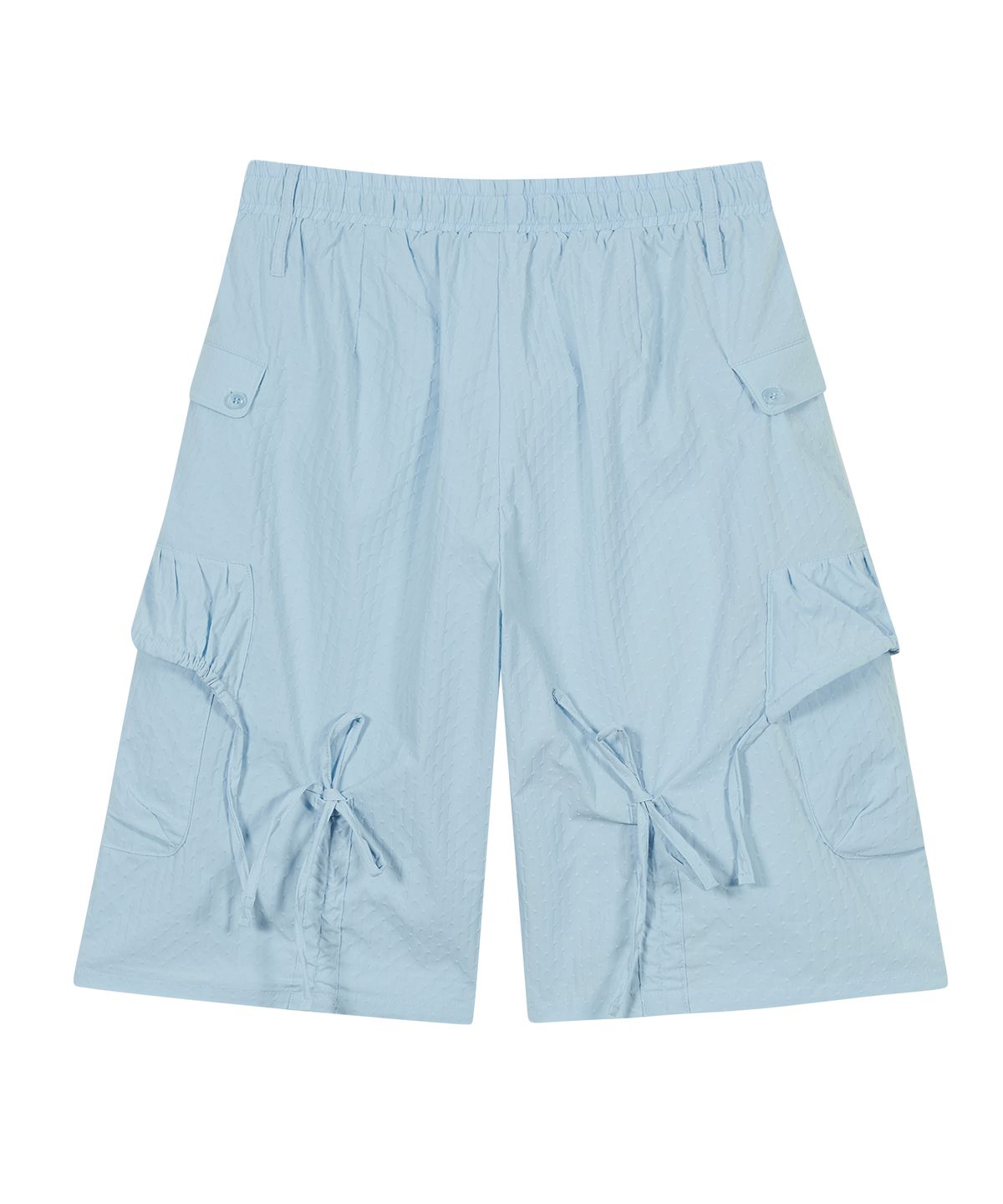 타입서비스(TYPESERVICE) Textured Strap Pants [Sky Blue]
