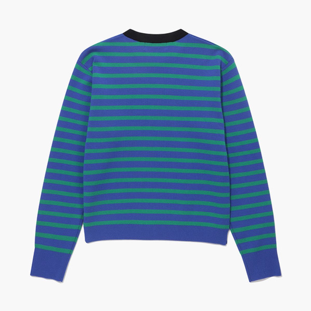 르꼬끄 골프(LECOQ GOLF) 여성 스트라이프 라운드 스웨터 (GQ122LKP12)