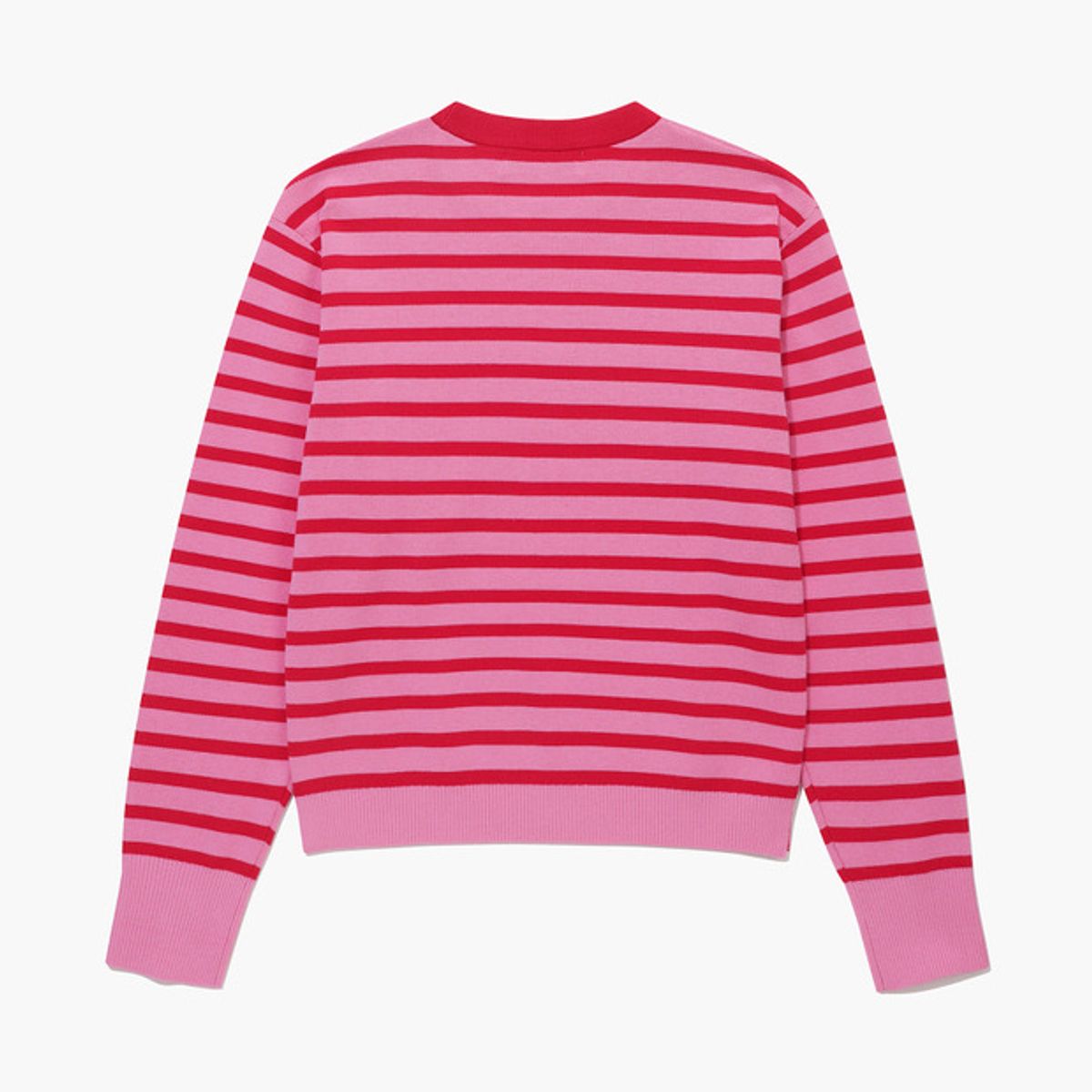 르꼬끄 골프(LECOQ GOLF) 여성 스트라이프 라운드 스웨터 (GQ122LKP12)