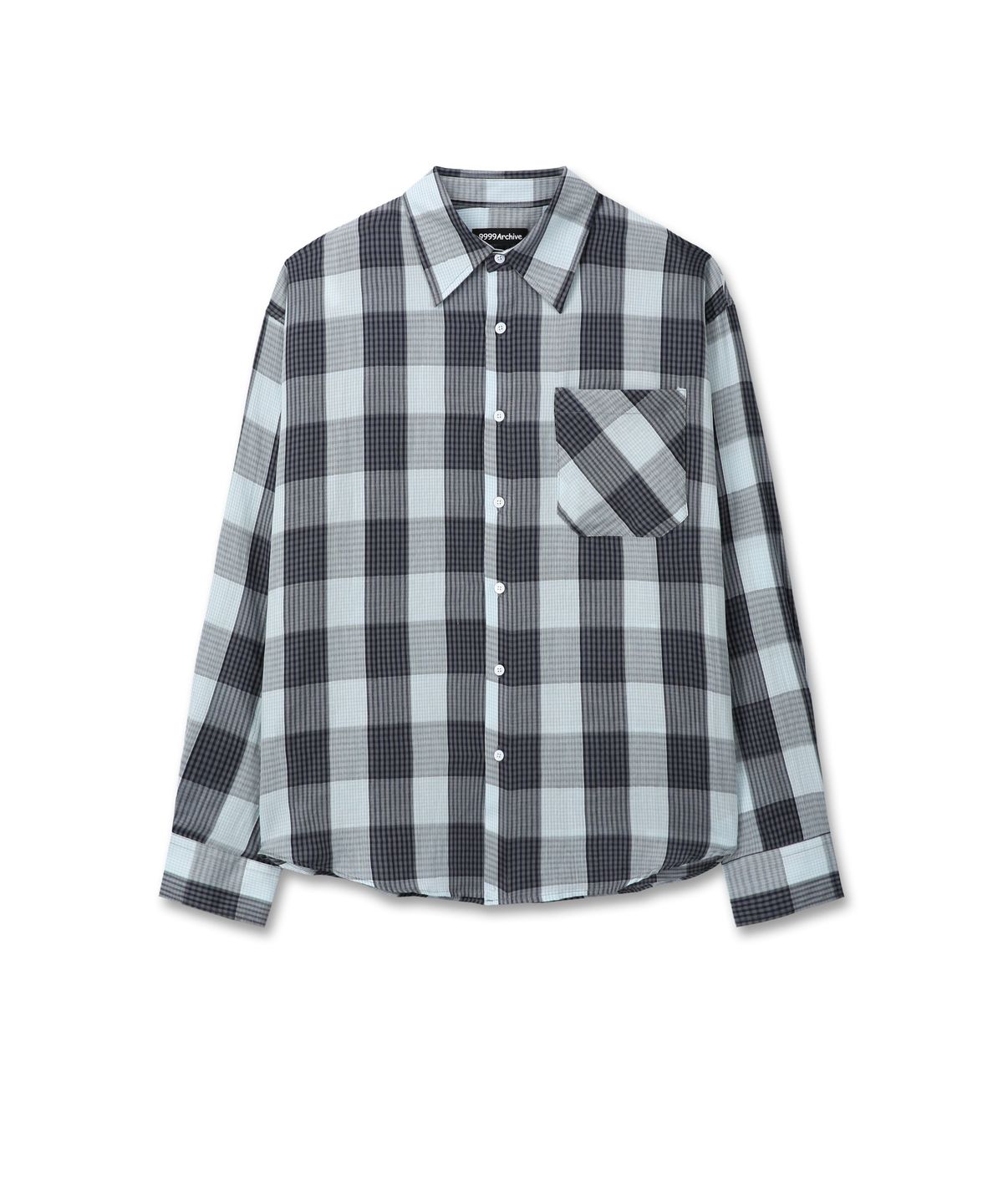 9999아카이브(9999ARCHIVE) Maximal Irregular Check Shirt