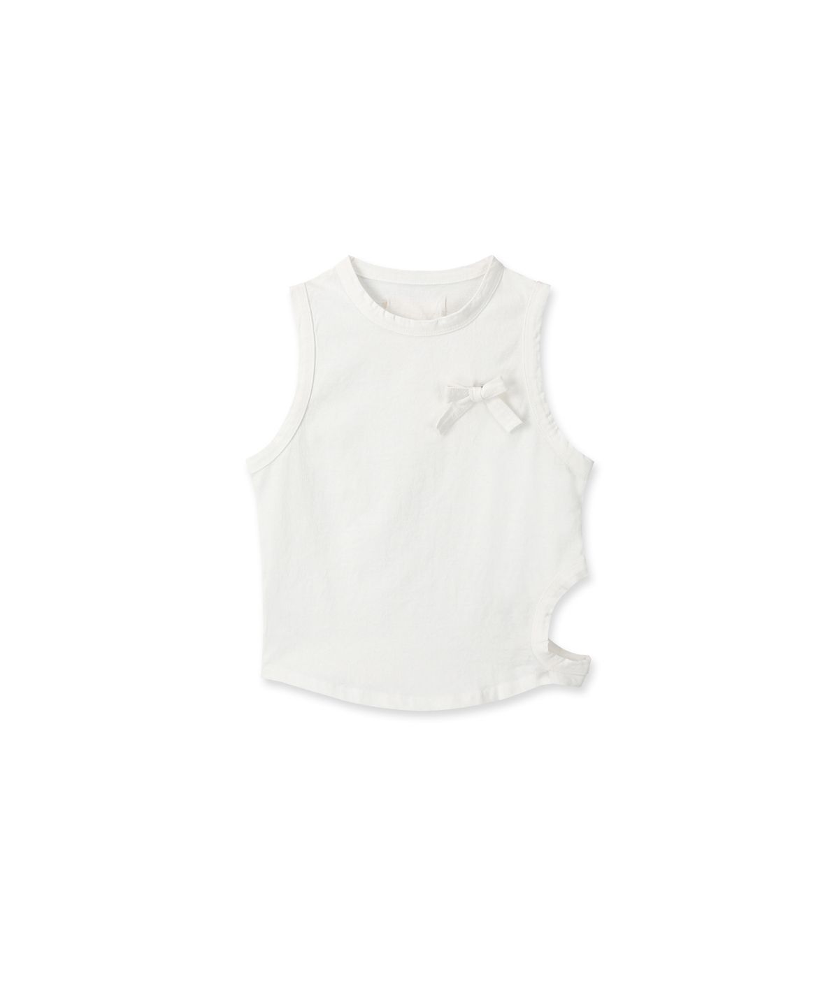 9999아카이브(9999ARCHIVE) Crooked Sied Ribbon Vest