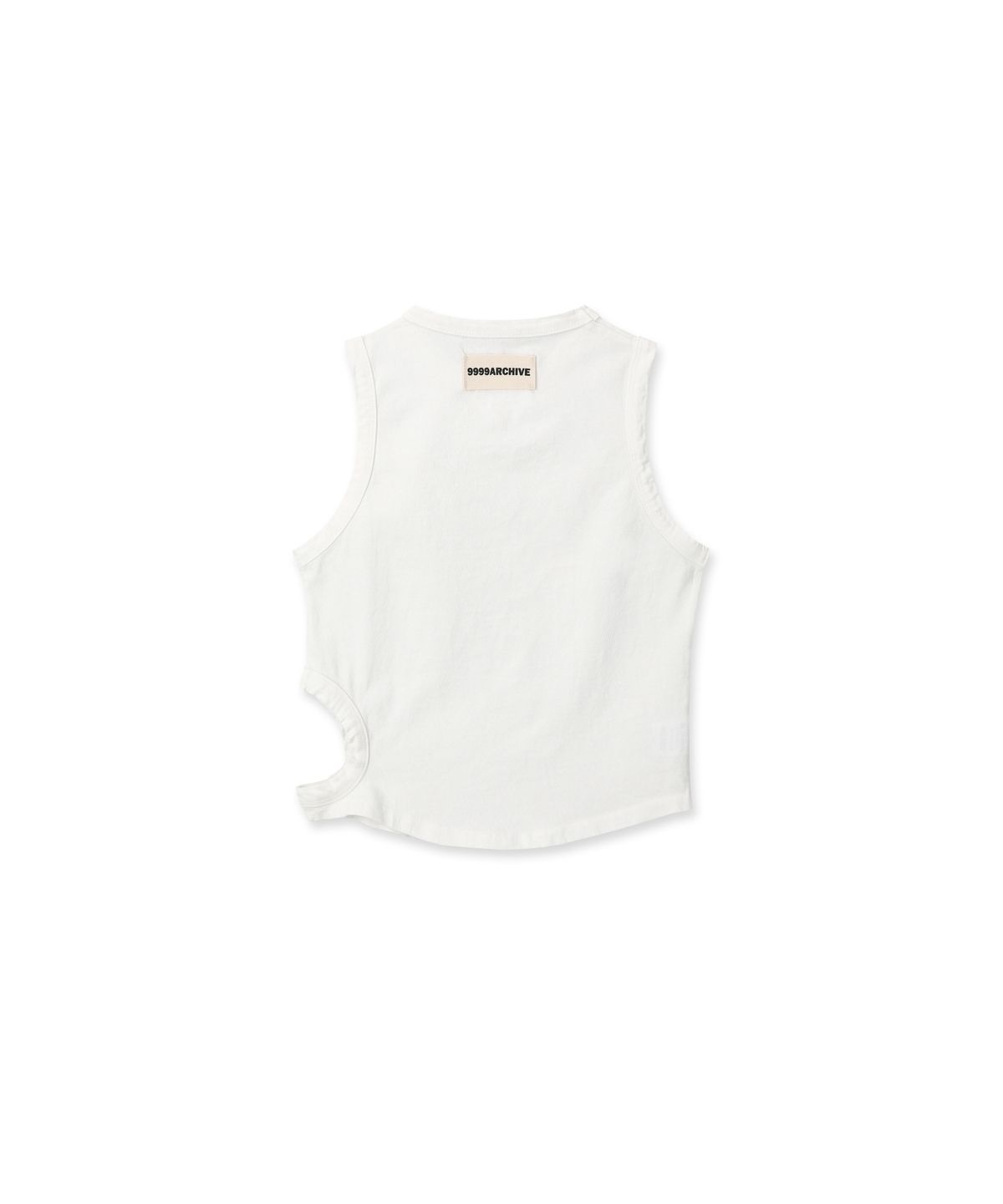 9999아카이브(9999ARCHIVE) Crooked Sied Ribbon Vest