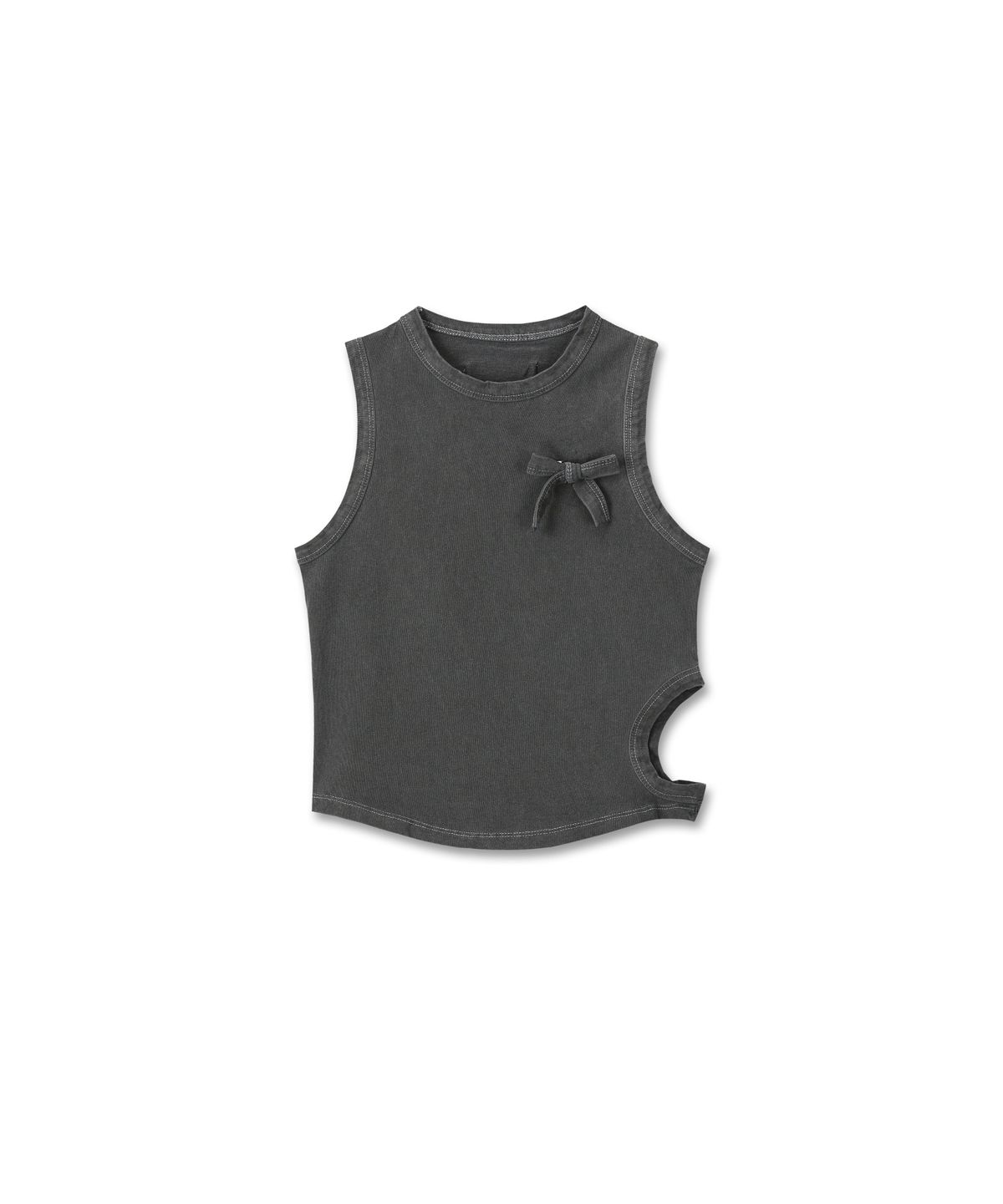 9999아카이브(9999ARCHIVE) Crooked Sied Ribbon Vest