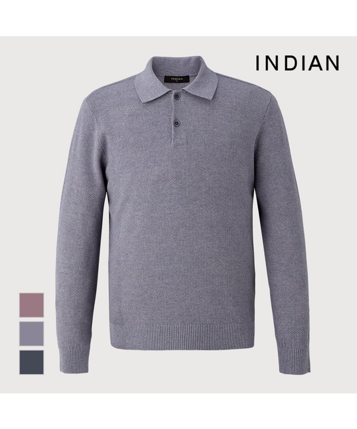 인디안(INDIAN) 심플베이직 폴로티_MITBL3S1101