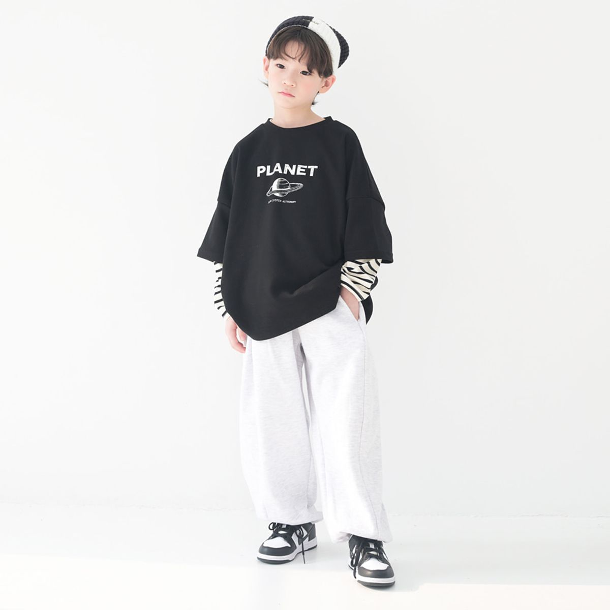 붐붐키즈(BOOMBOOMKIDS) D2417 다트츄리닝팬츠