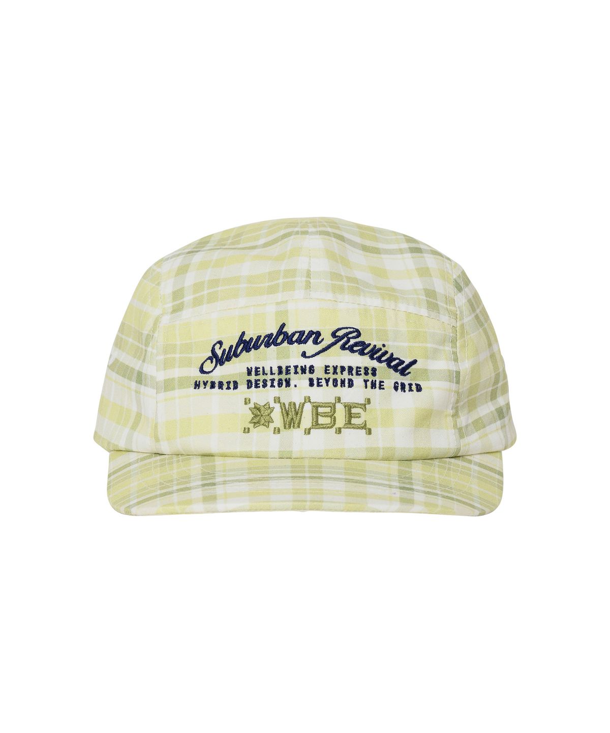 웰빙익스프레스(WELLBEING EXPRESS) Vintage Cotton Camp Cap Check