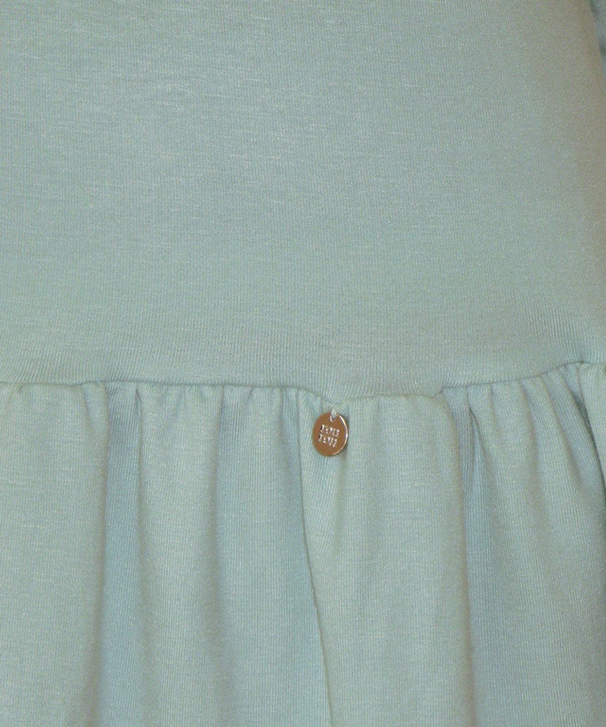 론론(RONRON) PENDANT RUFFLE LAYERED SLIM LONG SLEEVE MINT