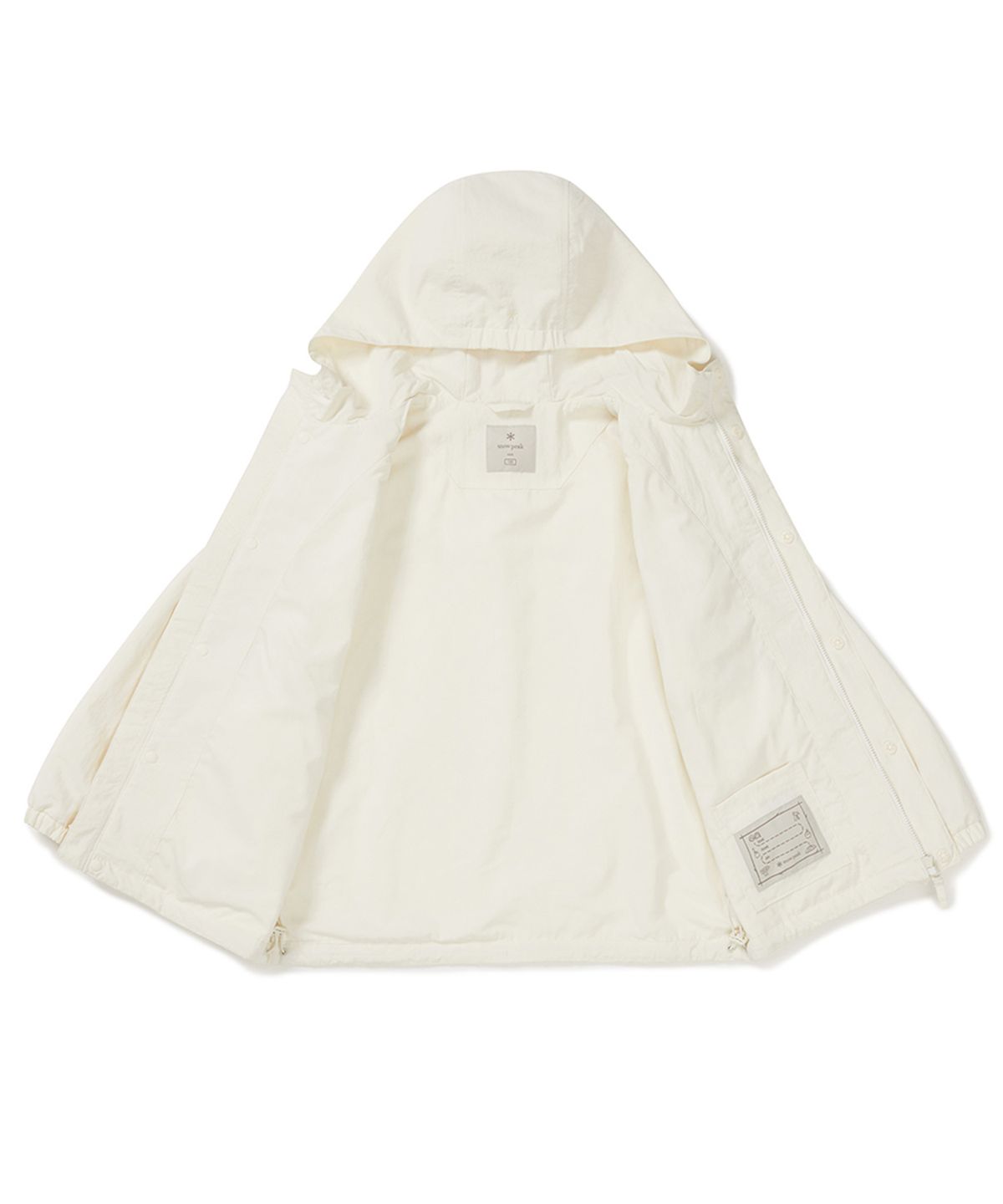 스노우피크 어패럴 키즈(SNOWPEAK APPAREL KIDS) 키즈 캠플 바람막이 (S25SKCWB82) Butter Ivory