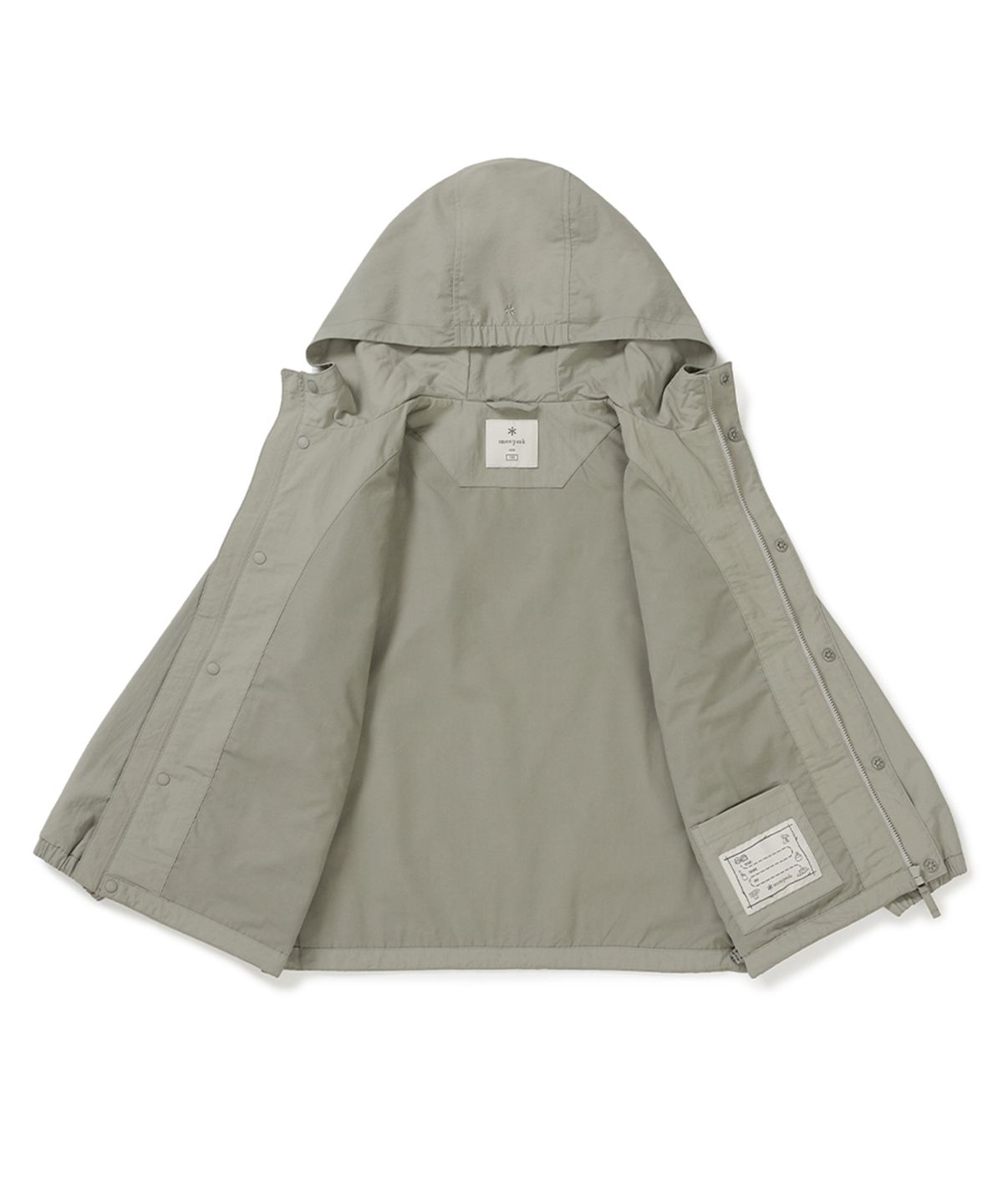 스노우피크 어패럴 키즈(SNOWPEAK APPAREL KIDS) 키즈 캠플 바람막이 (S25SKCWB82) Fog Gray