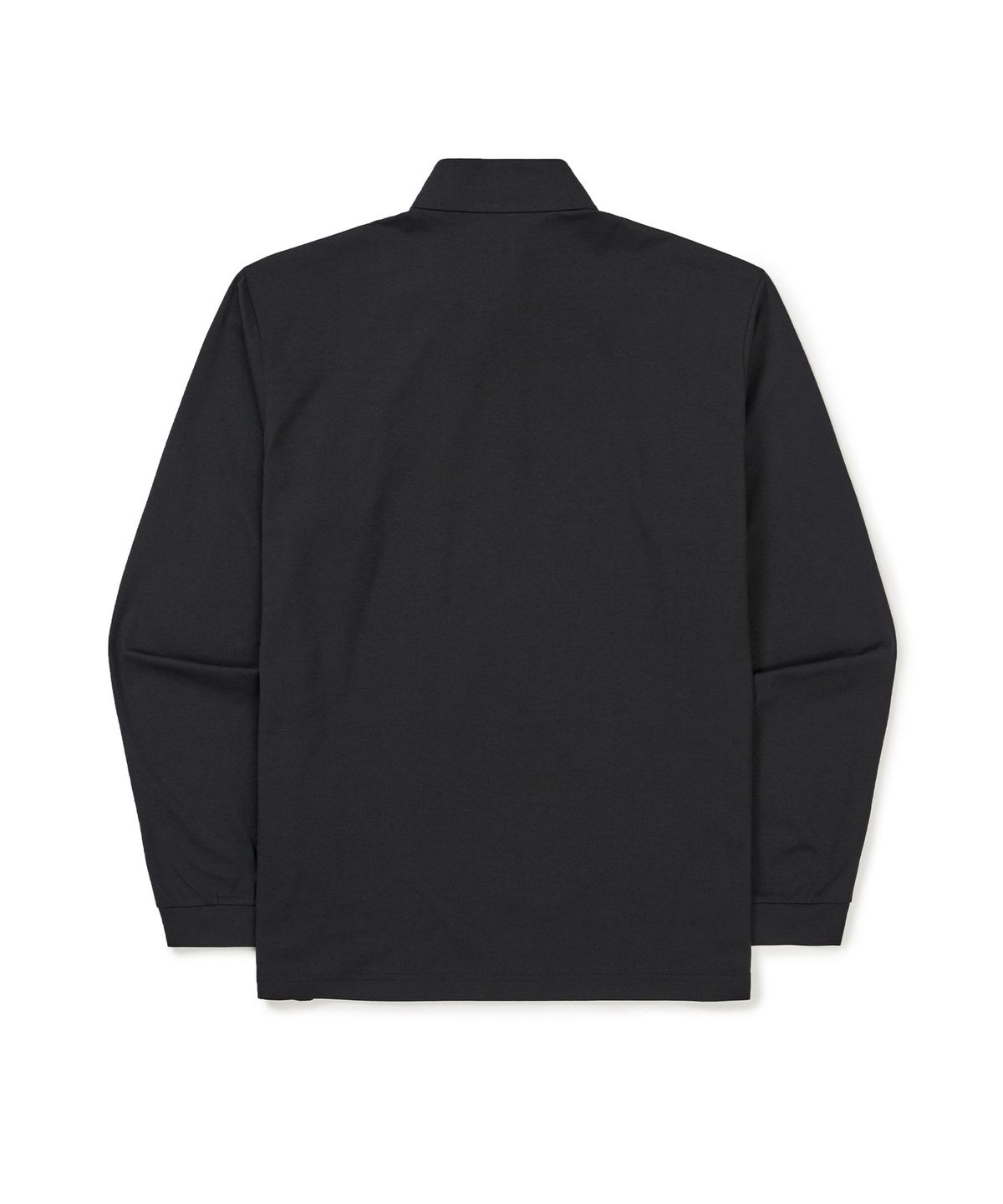스노우피크 어패럴(SNOWPEAK APPAREL) 퀵드라이 반집업 긴팔 티셔츠 (S25SMTZT10) Black