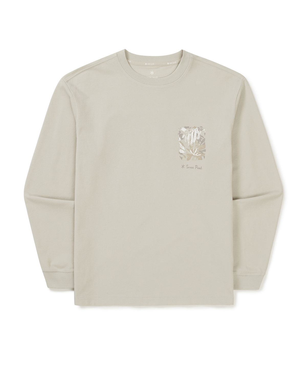 스노우피크 어패럴(SNOWPEAK APPAREL) 소로나 여성 트로피컬 긴팔 티셔츠 (S25SWFTL63) Light Beige