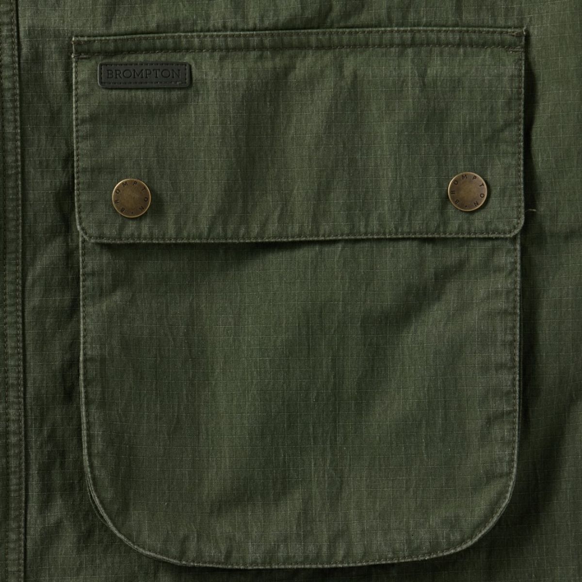 브롬톤 런던(BROMPTON LONDON) GREENFORD COLLAR COLOR BLOCK FIELD JACKET - KHAKI (P251UJK401)