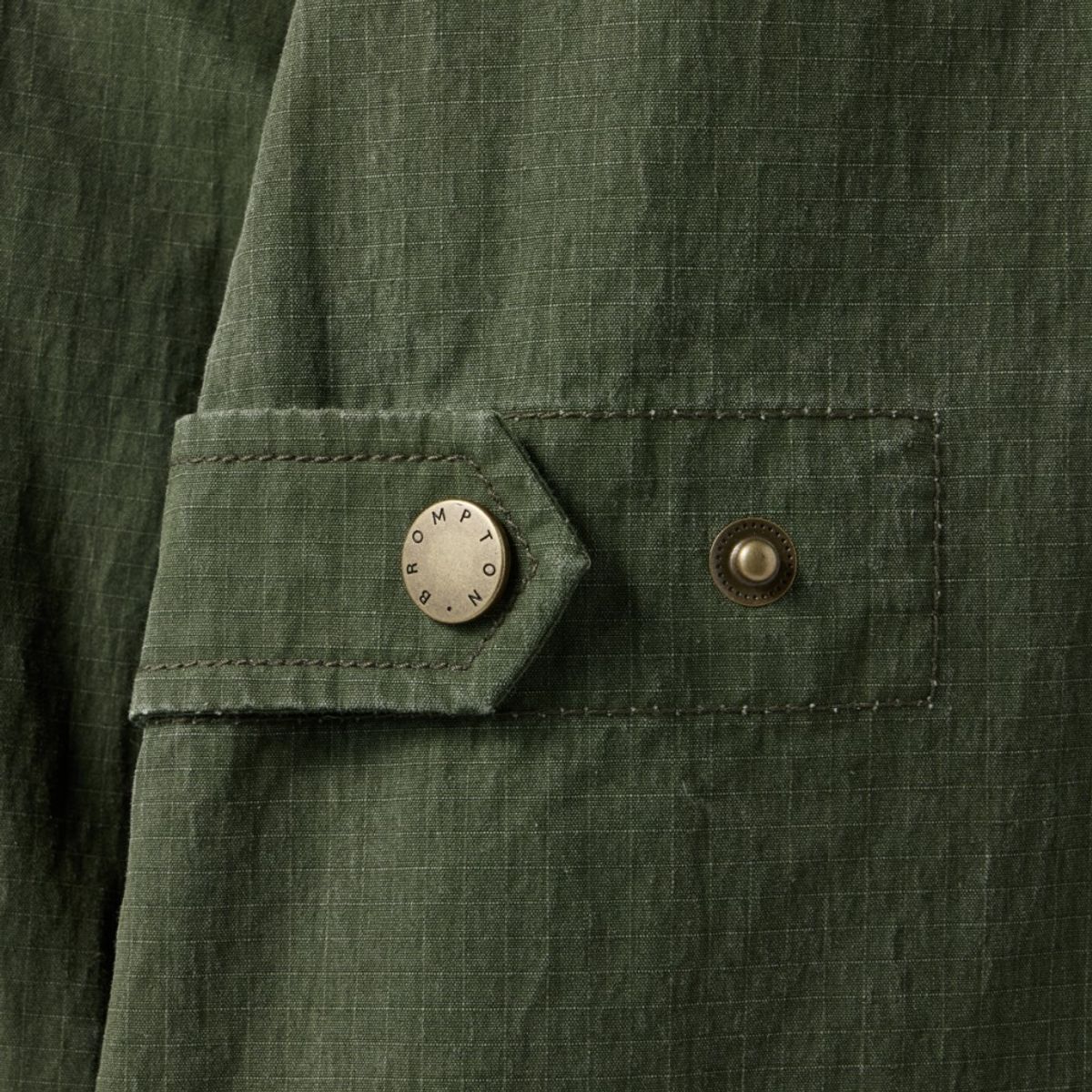 브롬톤 런던(BROMPTON LONDON) GREENFORD COLLAR COLOR BLOCK FIELD JACKET - KHAKI (P251UJK401)