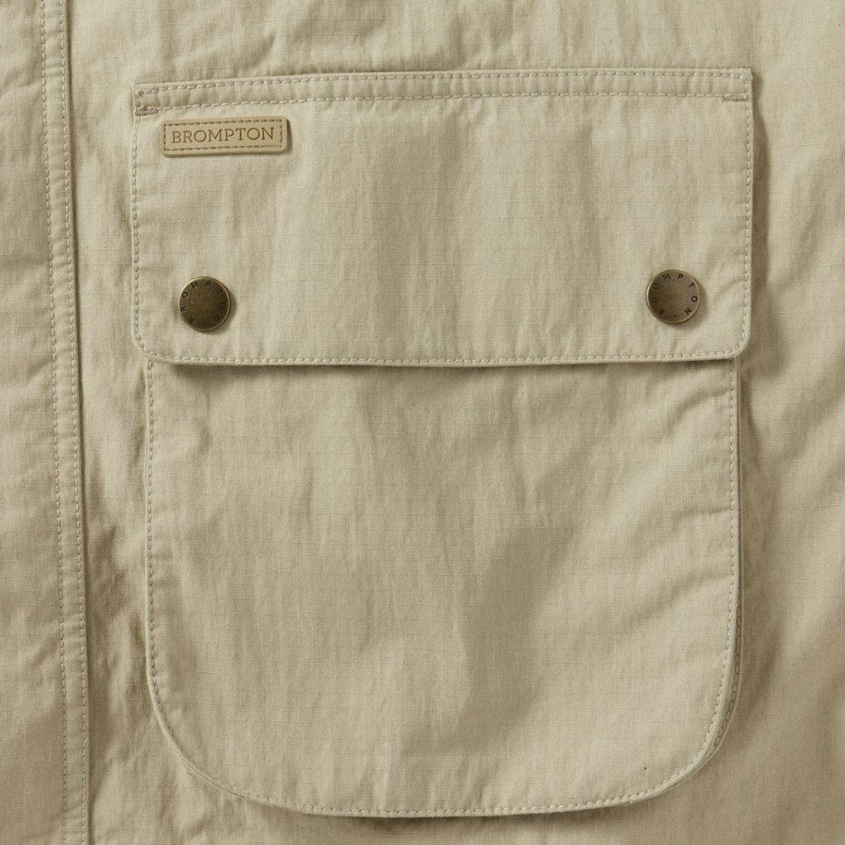브롬톤 런던(BROMPTON LONDON) GREENFORD COLLAR COLOR BLOCK FIELD JACKET - L/BEIGE (P251UJK401)