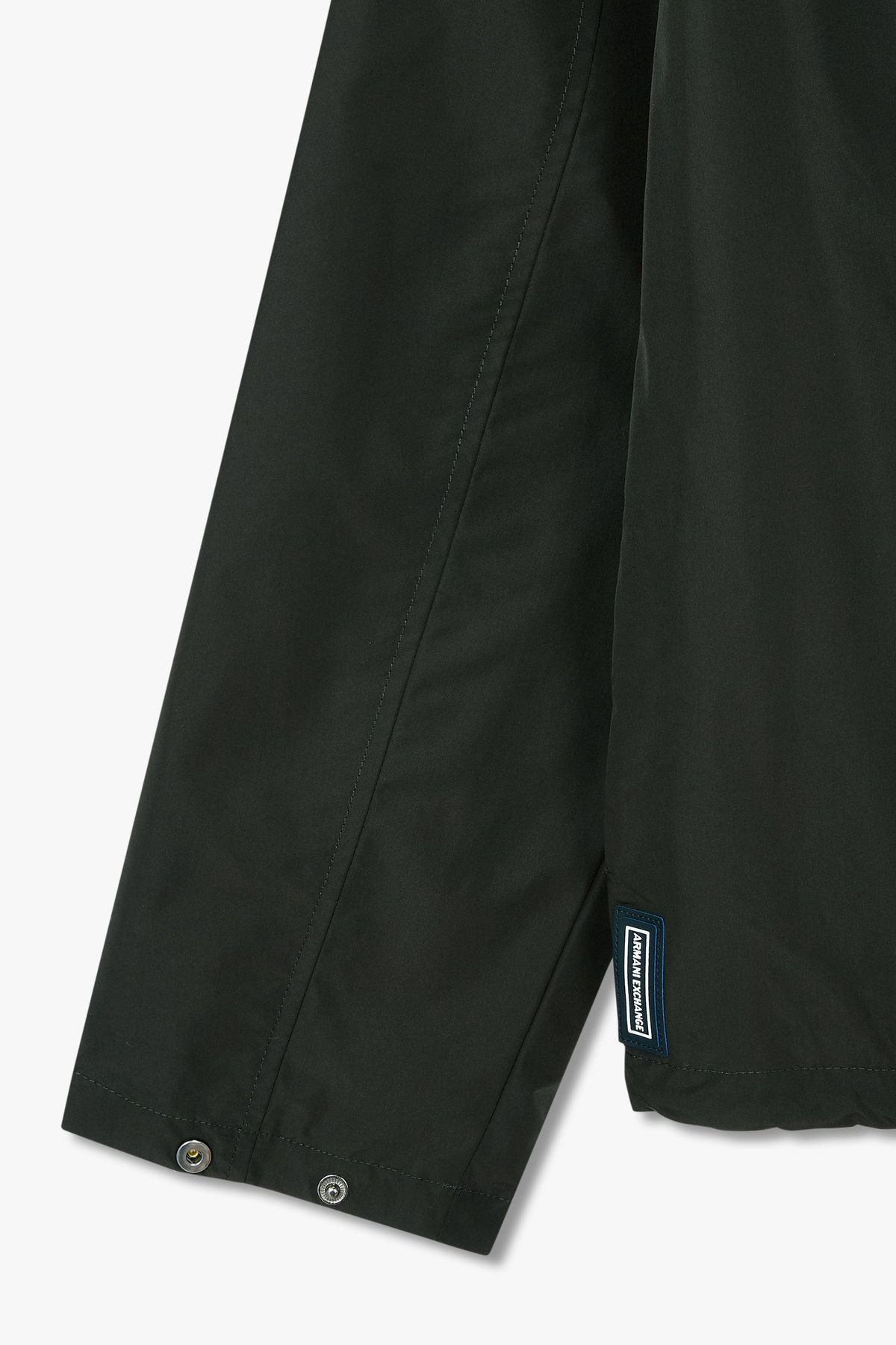 아르마니 익스체인지(ARMANI EXCHANGE) 남성 드로스트링 헴 폴리 셔츠_다크그린 A415120005