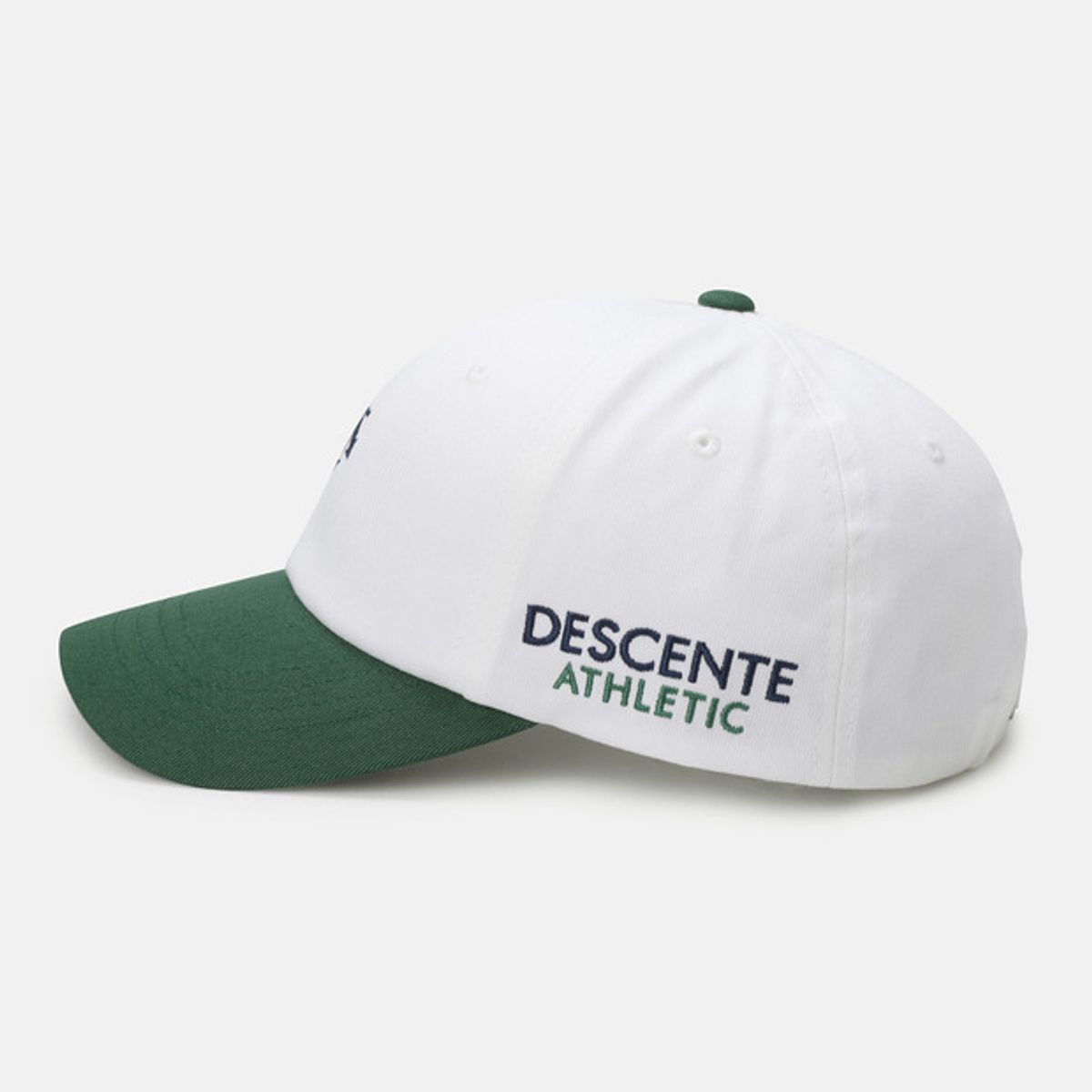 데상트(DESCENTE) 영애슬릿 코튼 6패널 볼캡 화이트(SQ12JUCP10)